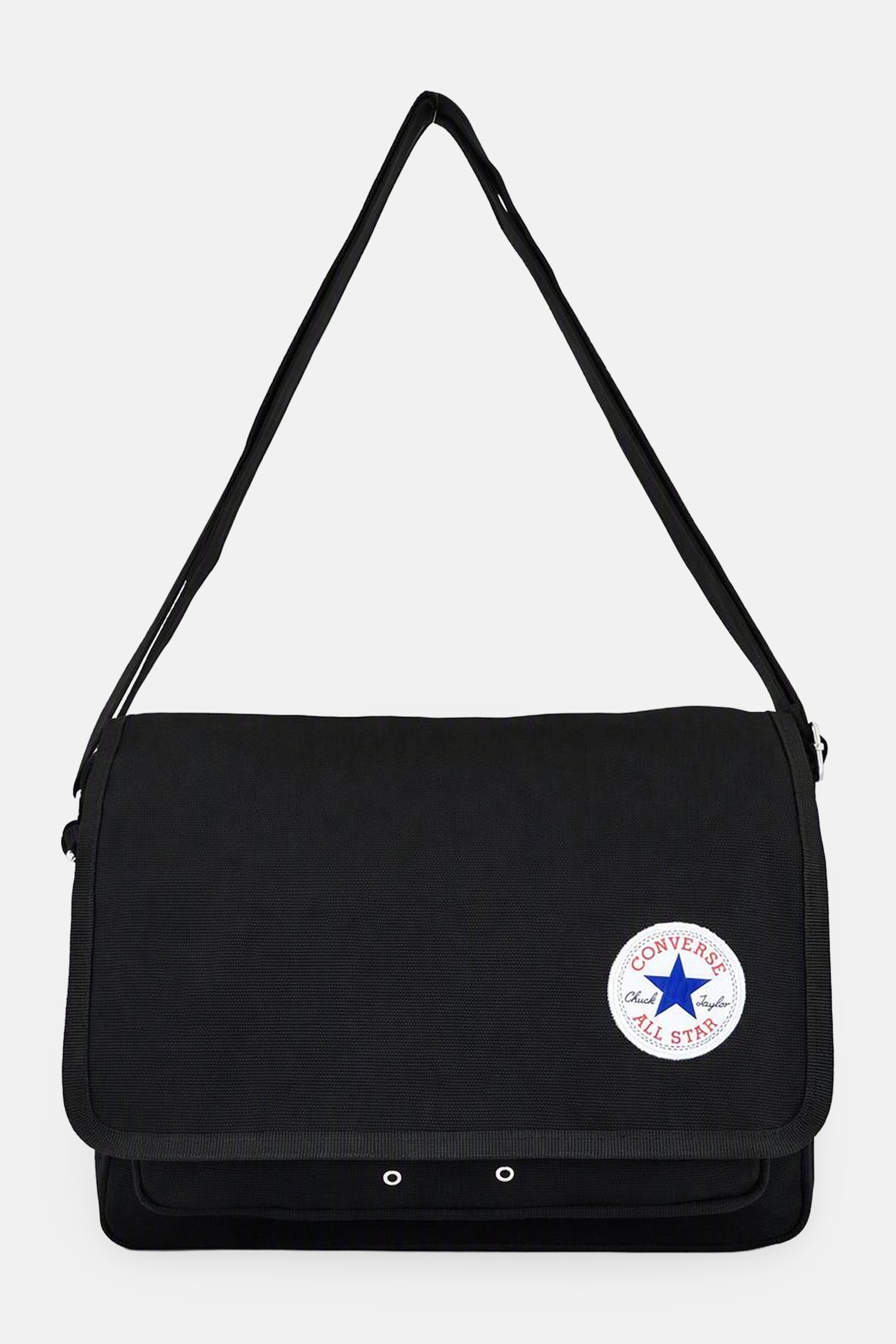 Men Brand Logo Cross Body Bag, Black