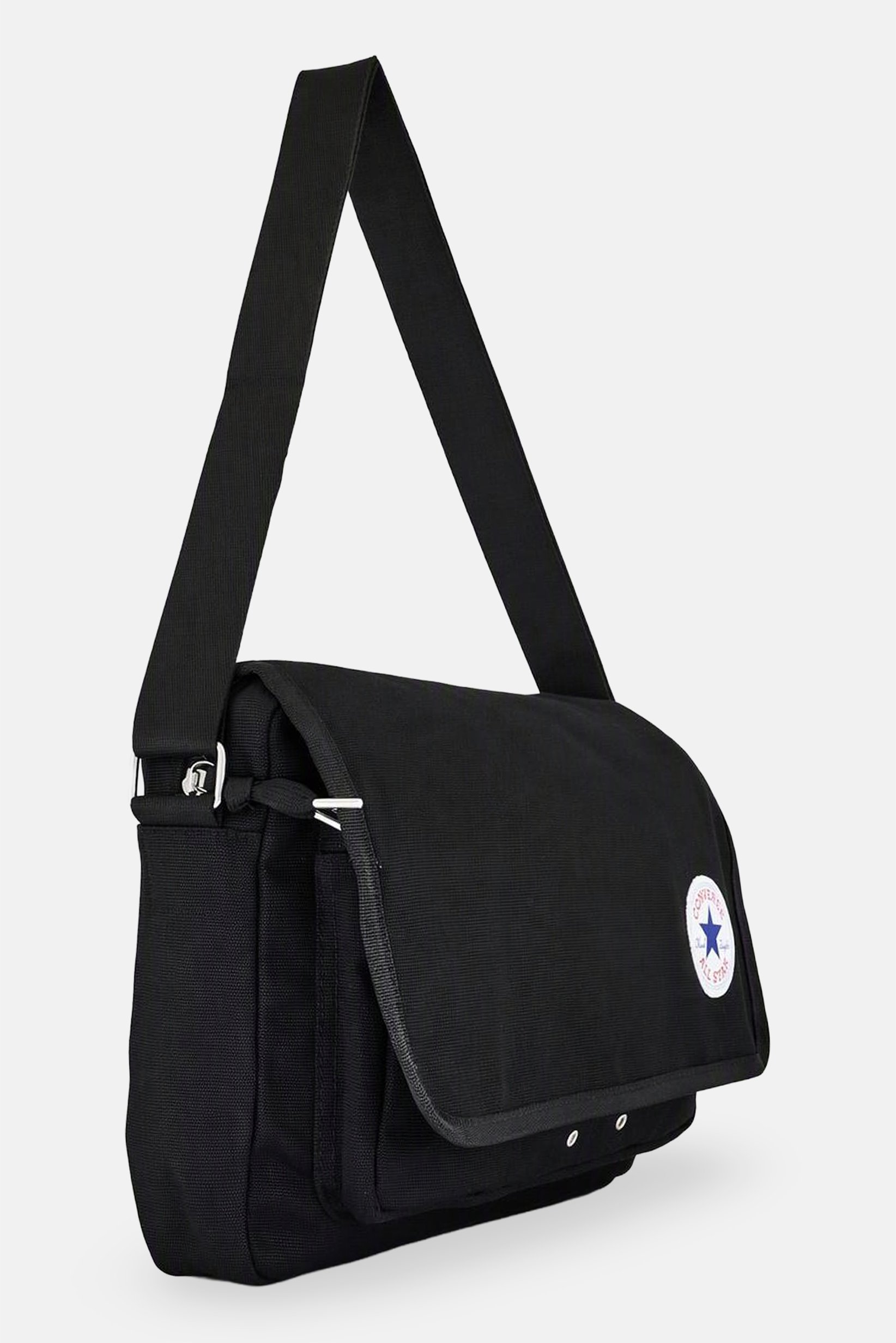 Men Brand Logo Cross Body Bag, Black