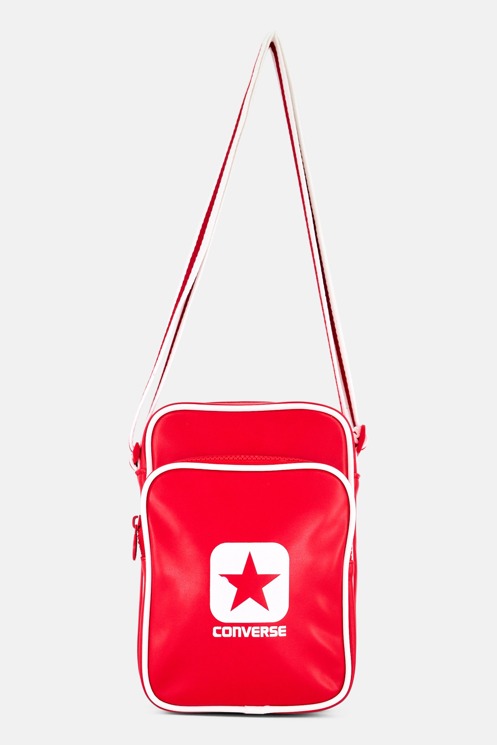 Men Brand Logo Cross Body Bag, Red