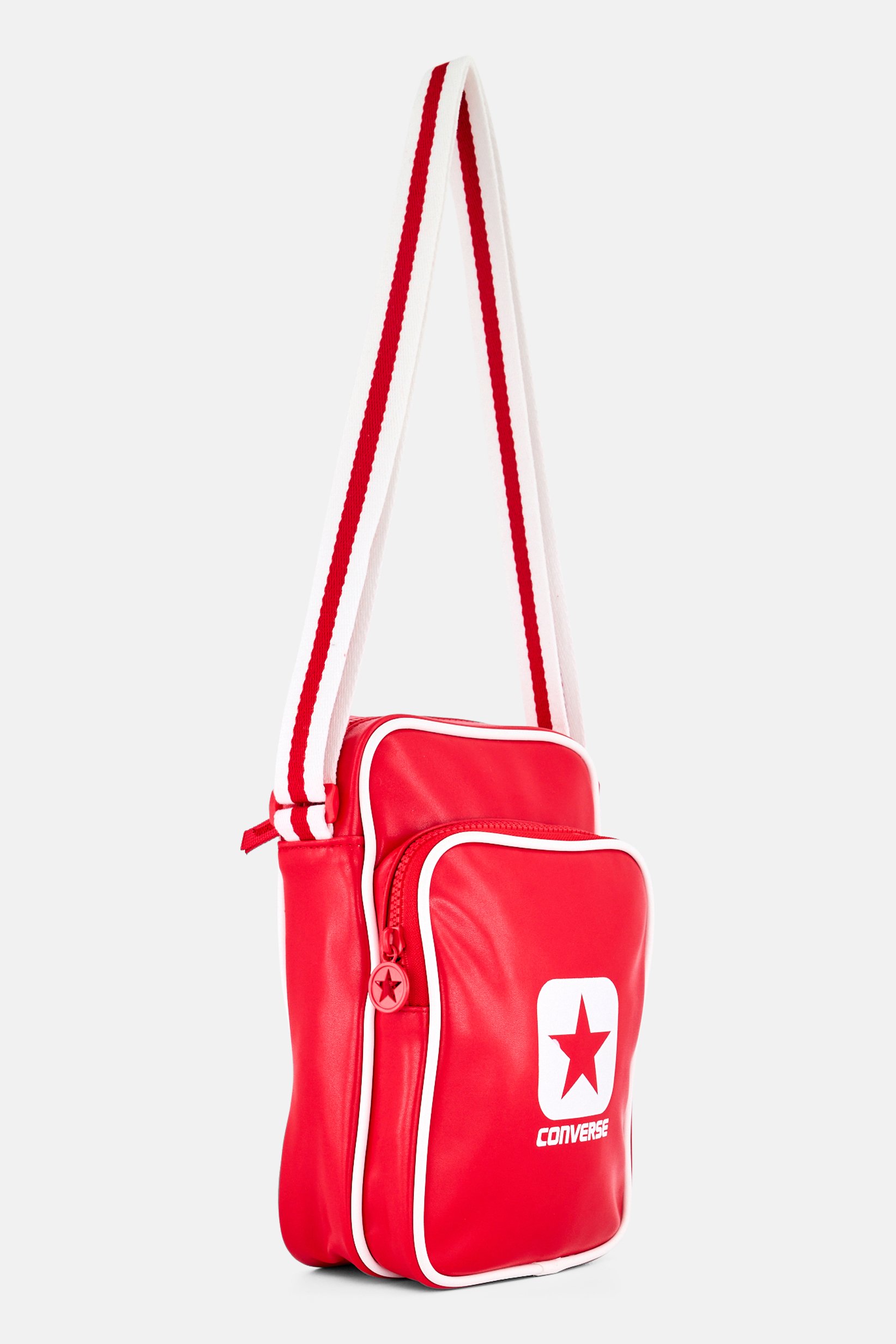 Men Brand Logo Cross Body Bag, Red