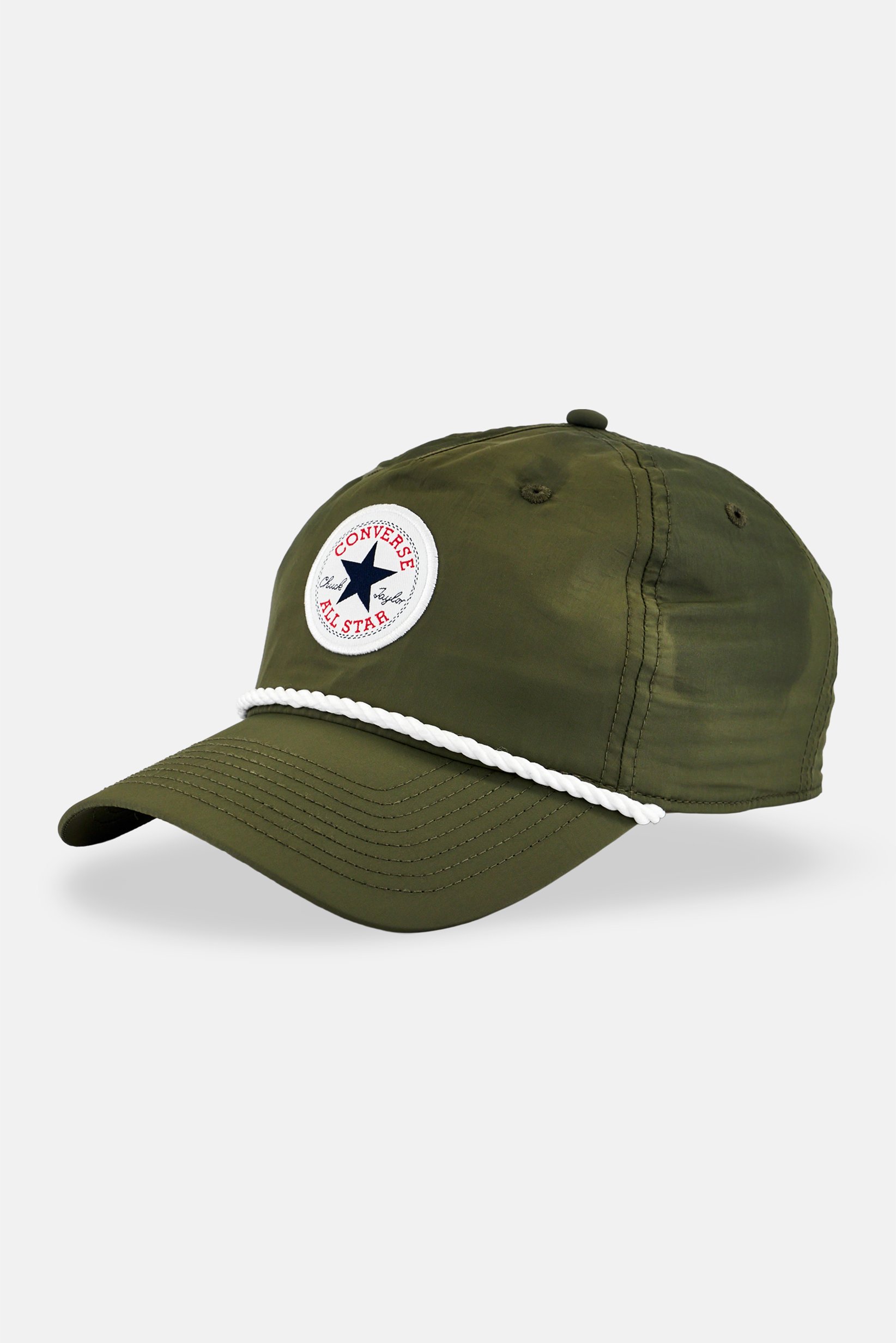 Men Embroidered Logo Adjustable Cap, Olive