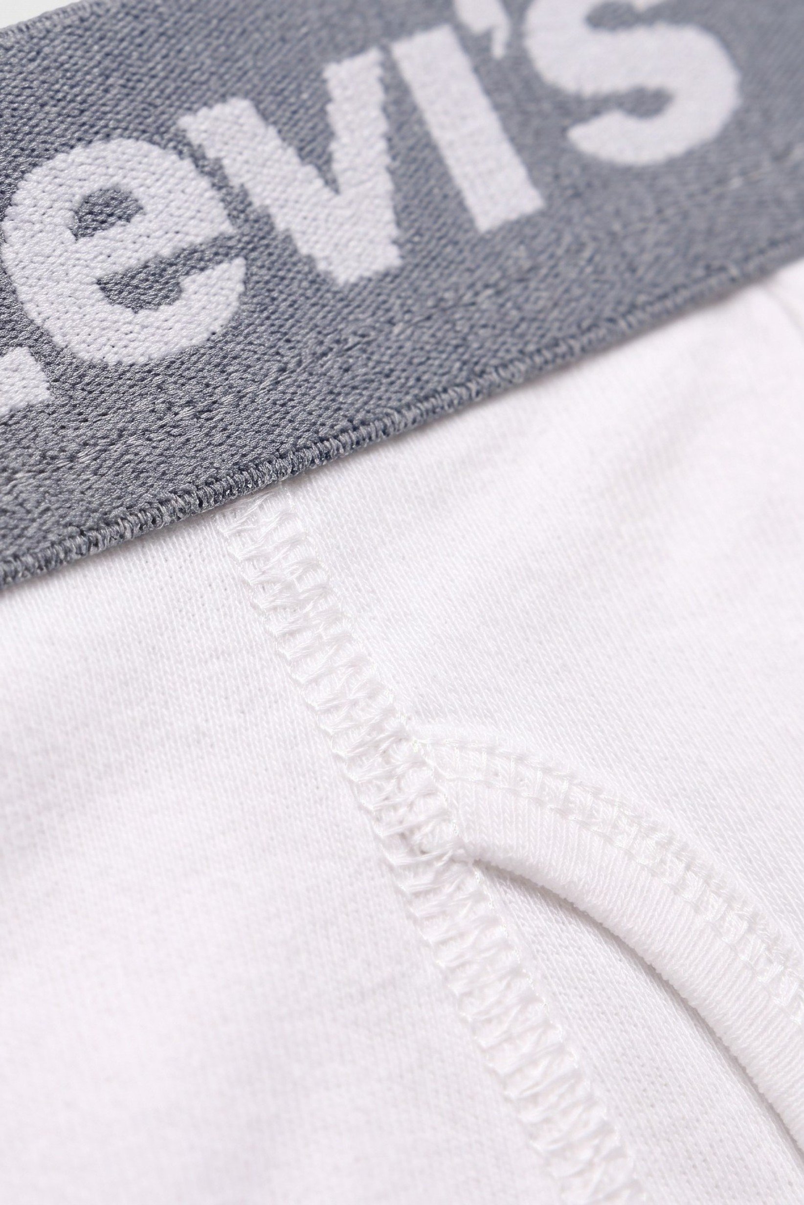 Men 4 Pcs Brand Logo Boxer Briefs, White