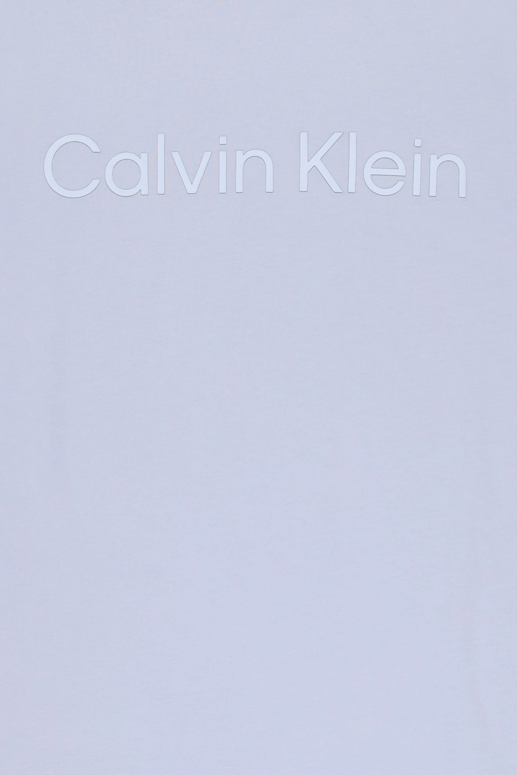 Calvin Klein Jeans Men Crew Neck Short Sleeve Brand Logo T-Shirt, Misty Blue
