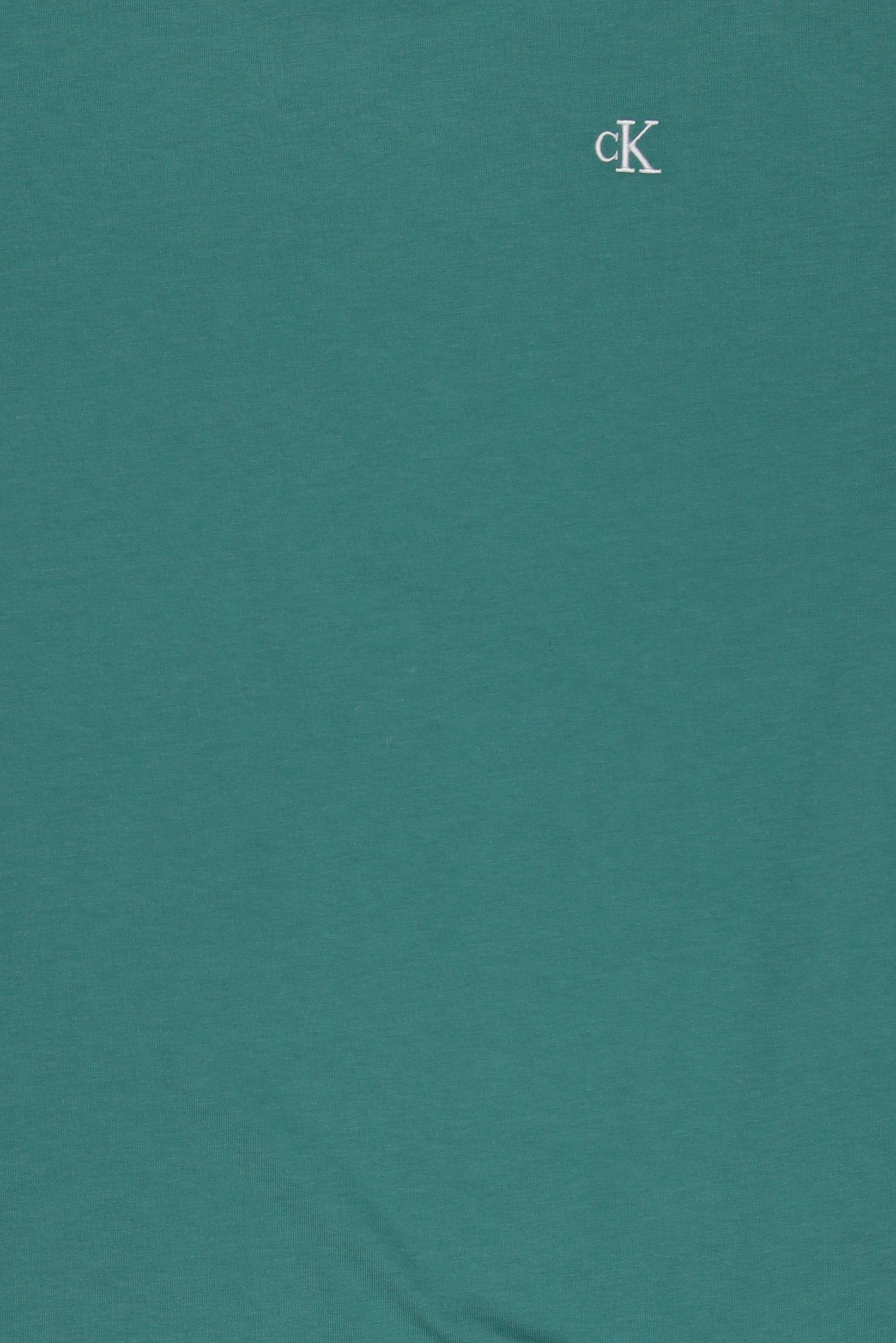 Calvin Klein Jeans Men Crew Neck Short Sleeve Embroidered Logo T-Shirt, Green