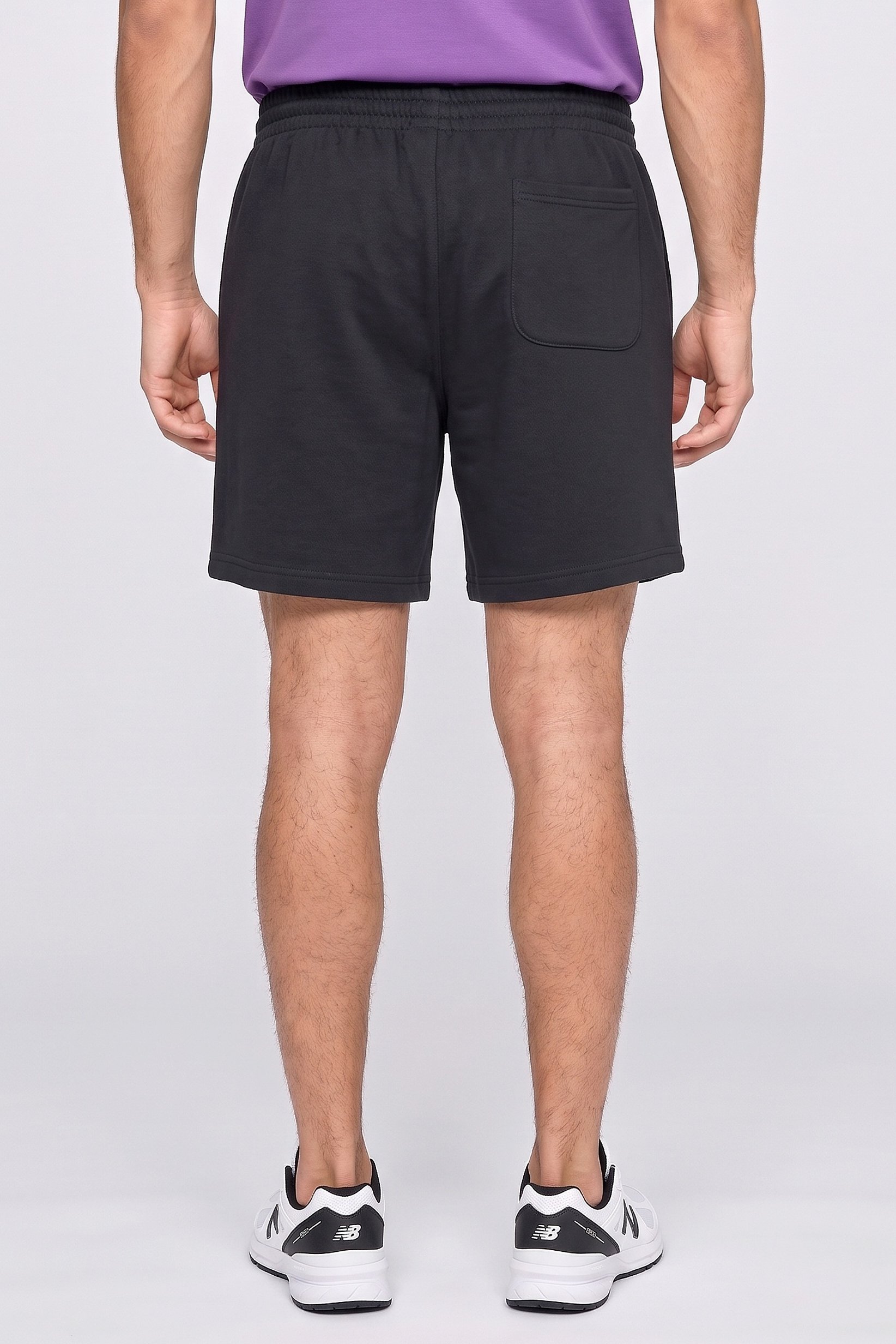 Men Relaxed Fit 7 Inseam Outdoor Shorts, Black