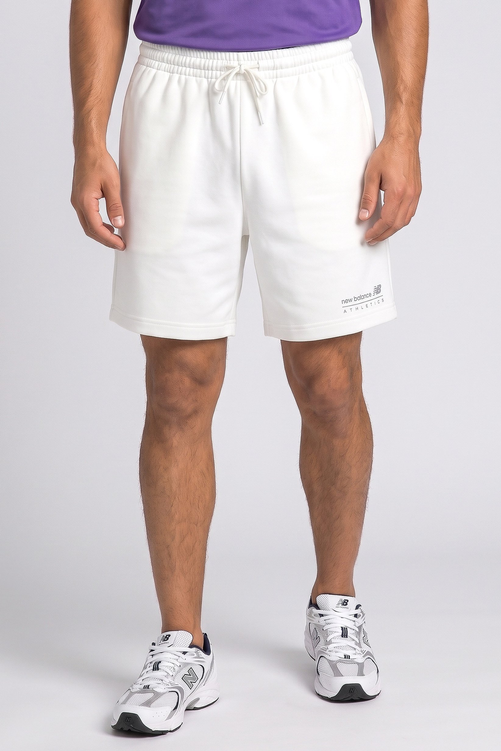 Men Relaxed Fit 7 Inseam Outdoor Shorts, White