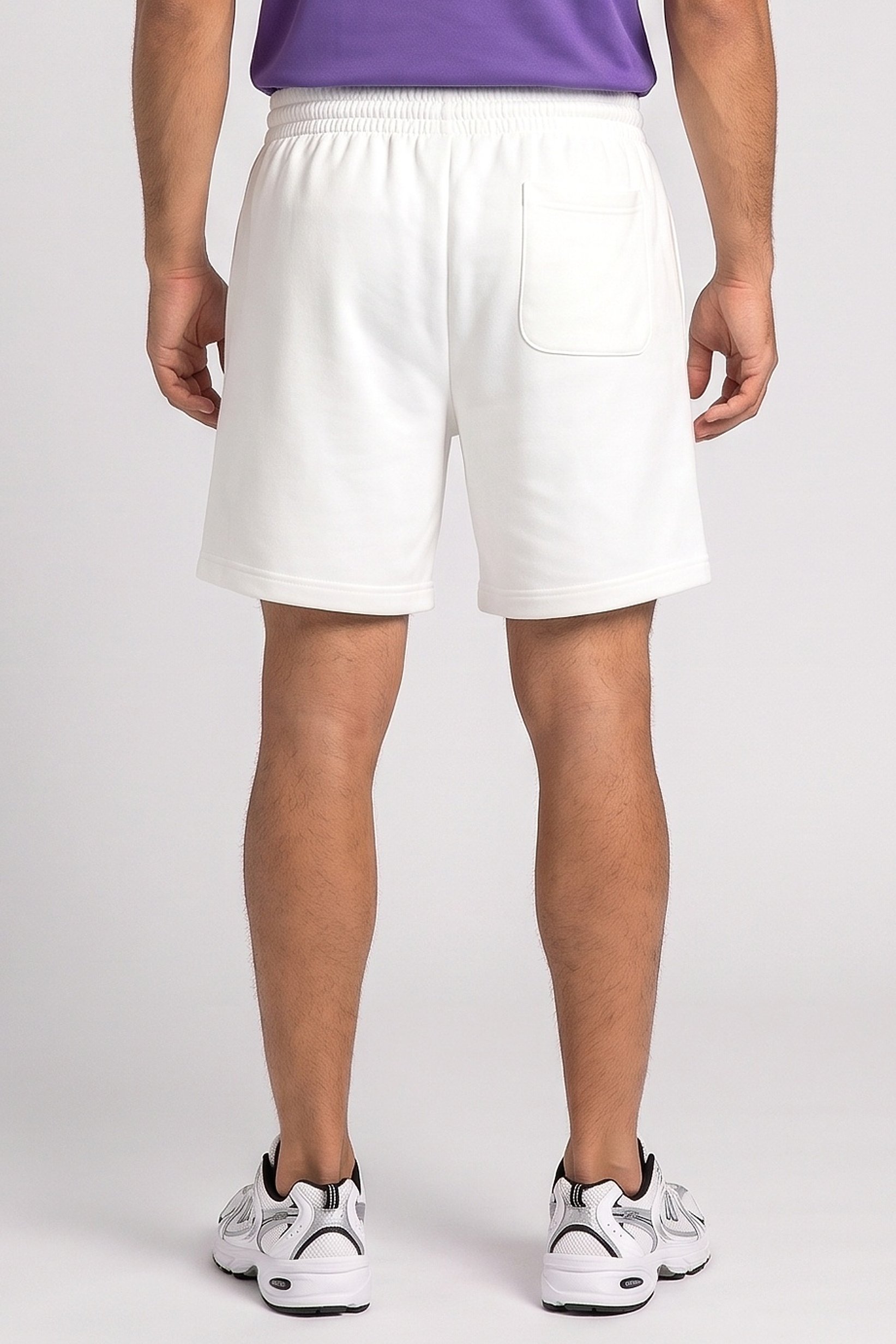 Men Relaxed Fit 7 Inseam Outdoor Shorts, White