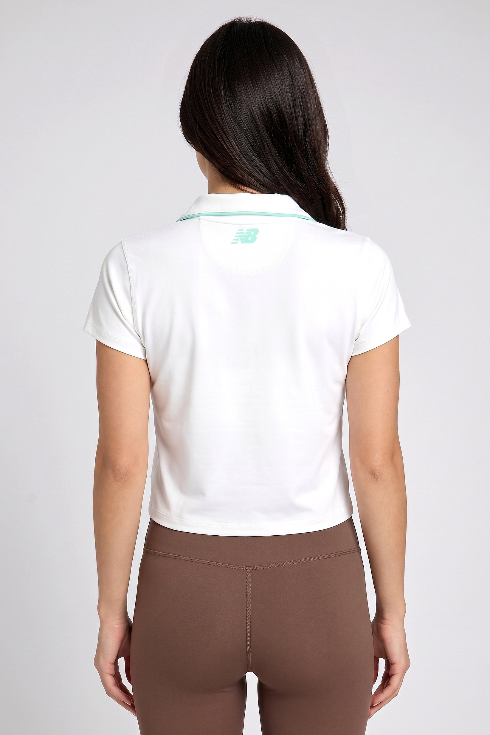 Women Sportswear Fit Short Sleeve Training Polo Shirt, White