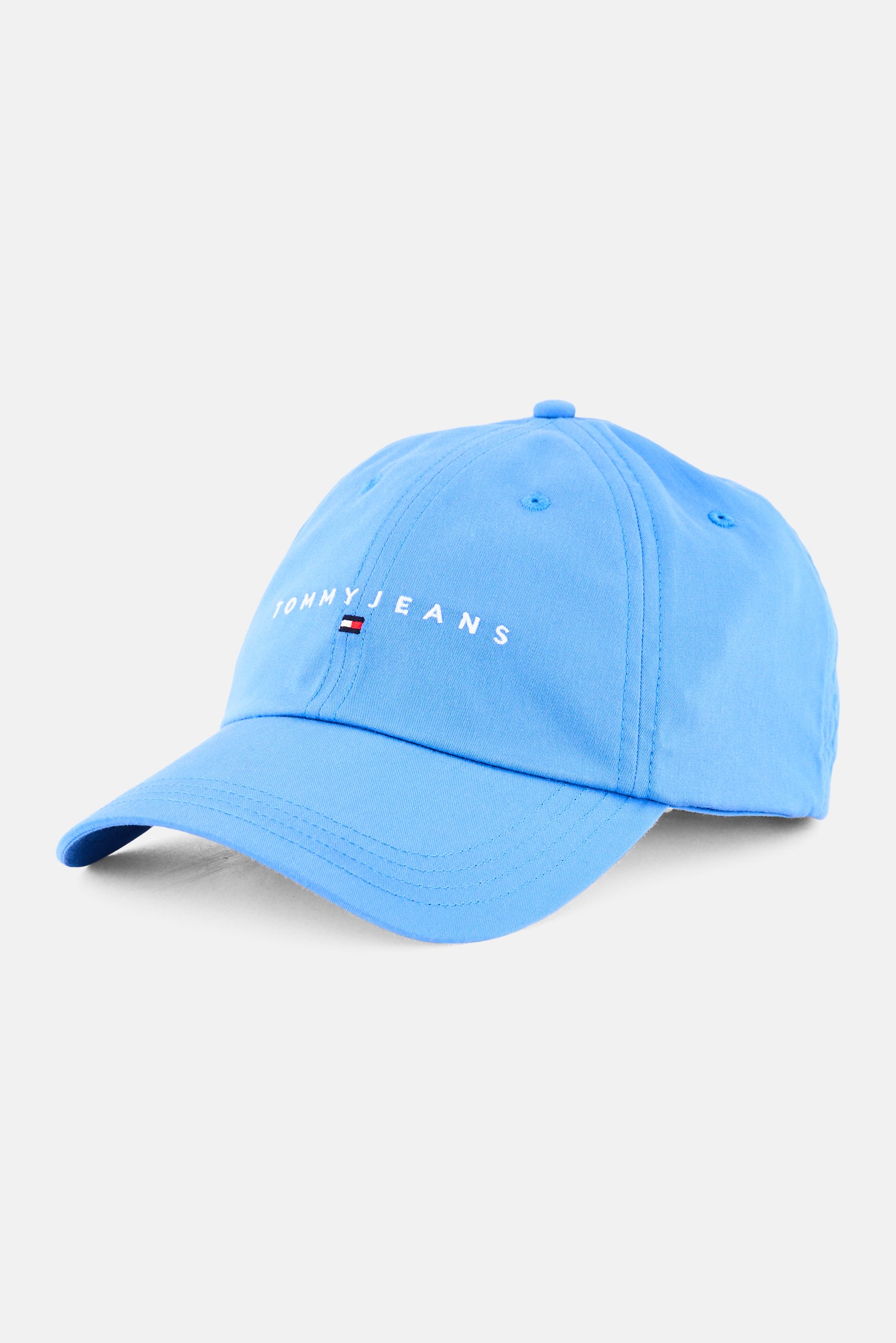 Tommy Jeans Men Embroidered Logo Velcro Closure Cap, Blue