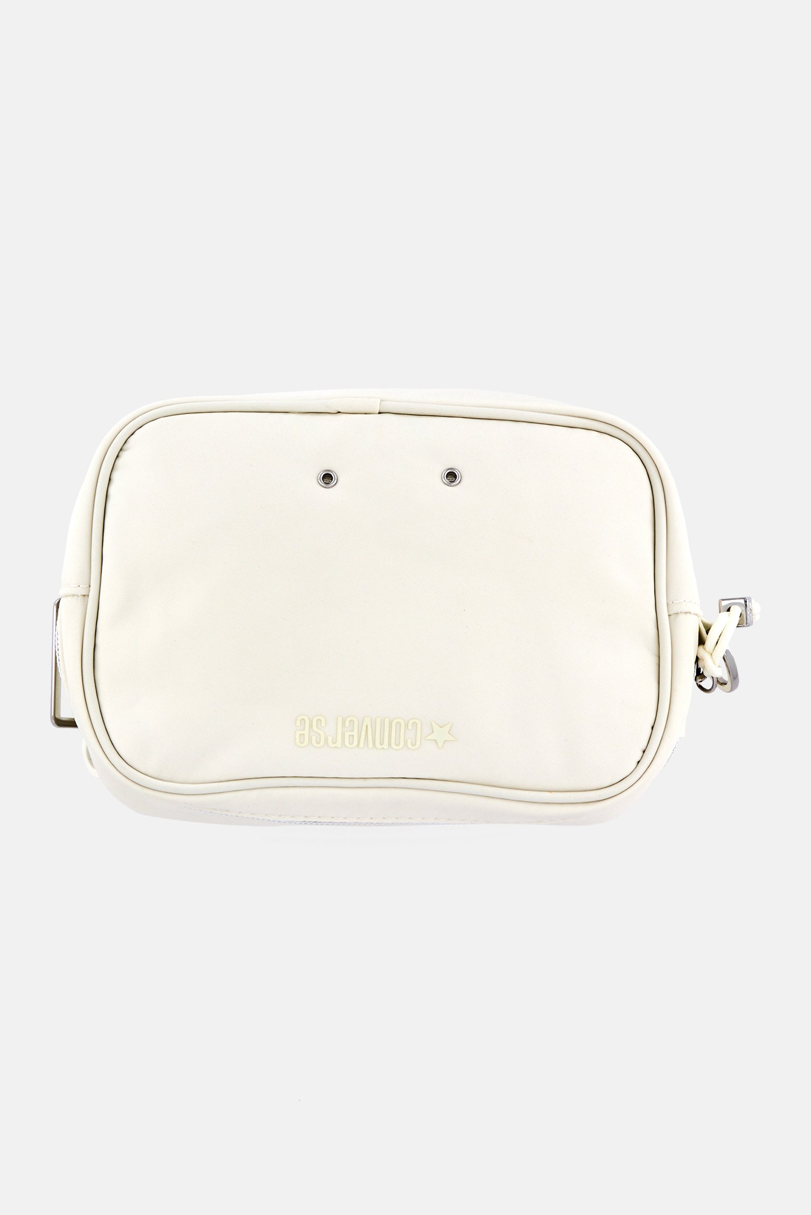 Women Brand Logo Cross Body Bag, Cream
