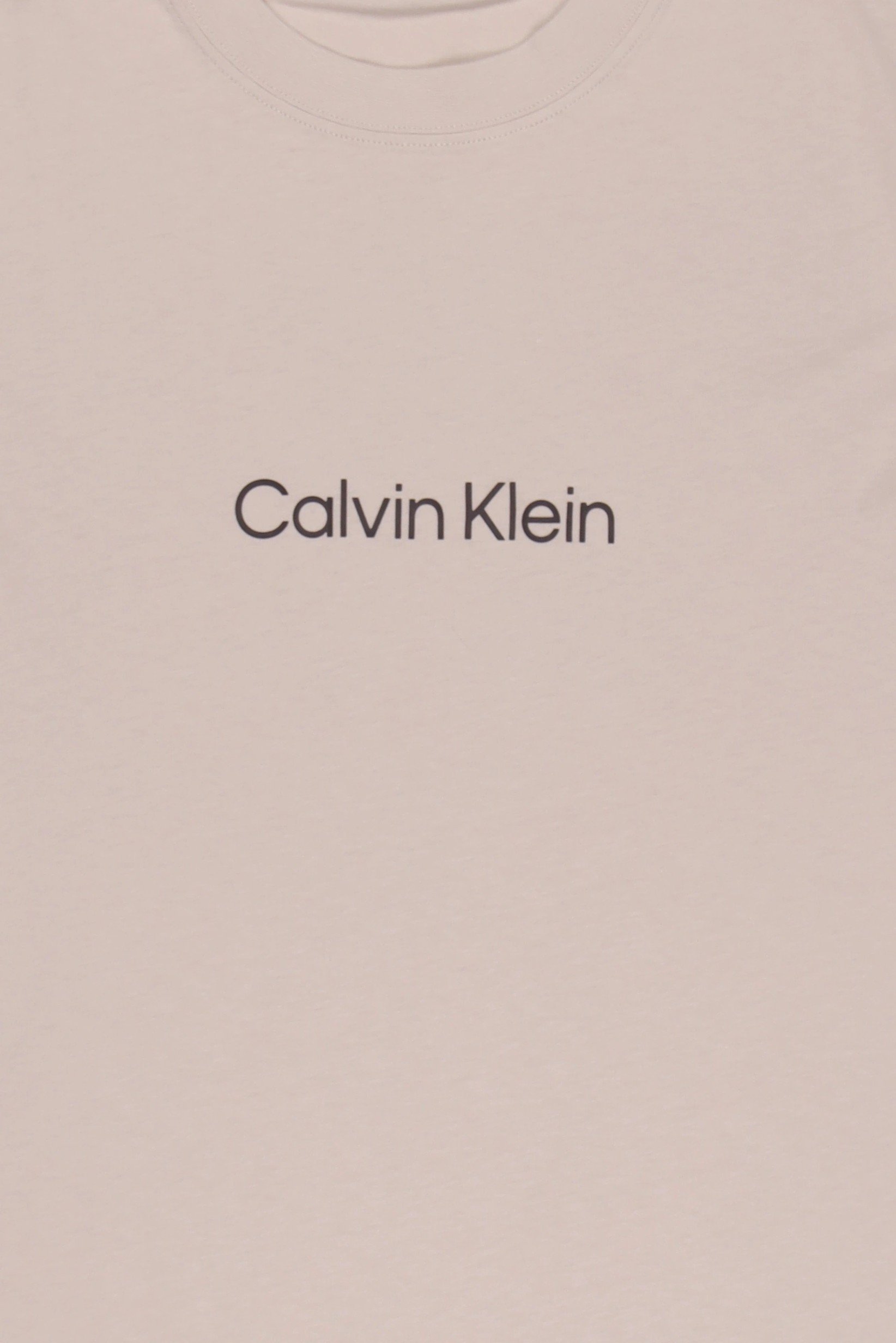 Men Crew Neck Short Sleeve Brand Logo T-Shirt, Beige