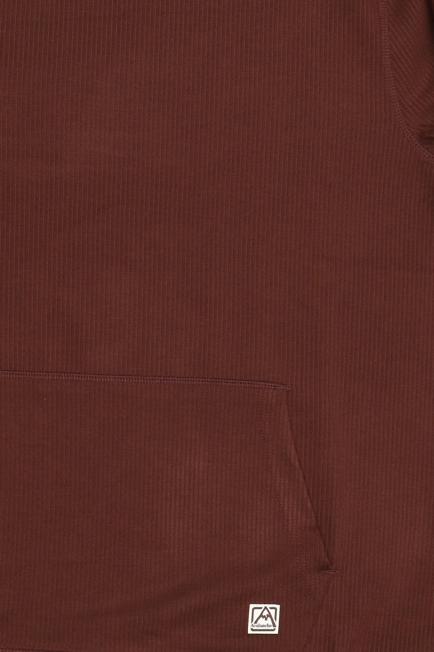 Men Sportswear Fit Long Sleeve Outdoor Hoodie, Chocolate Brown