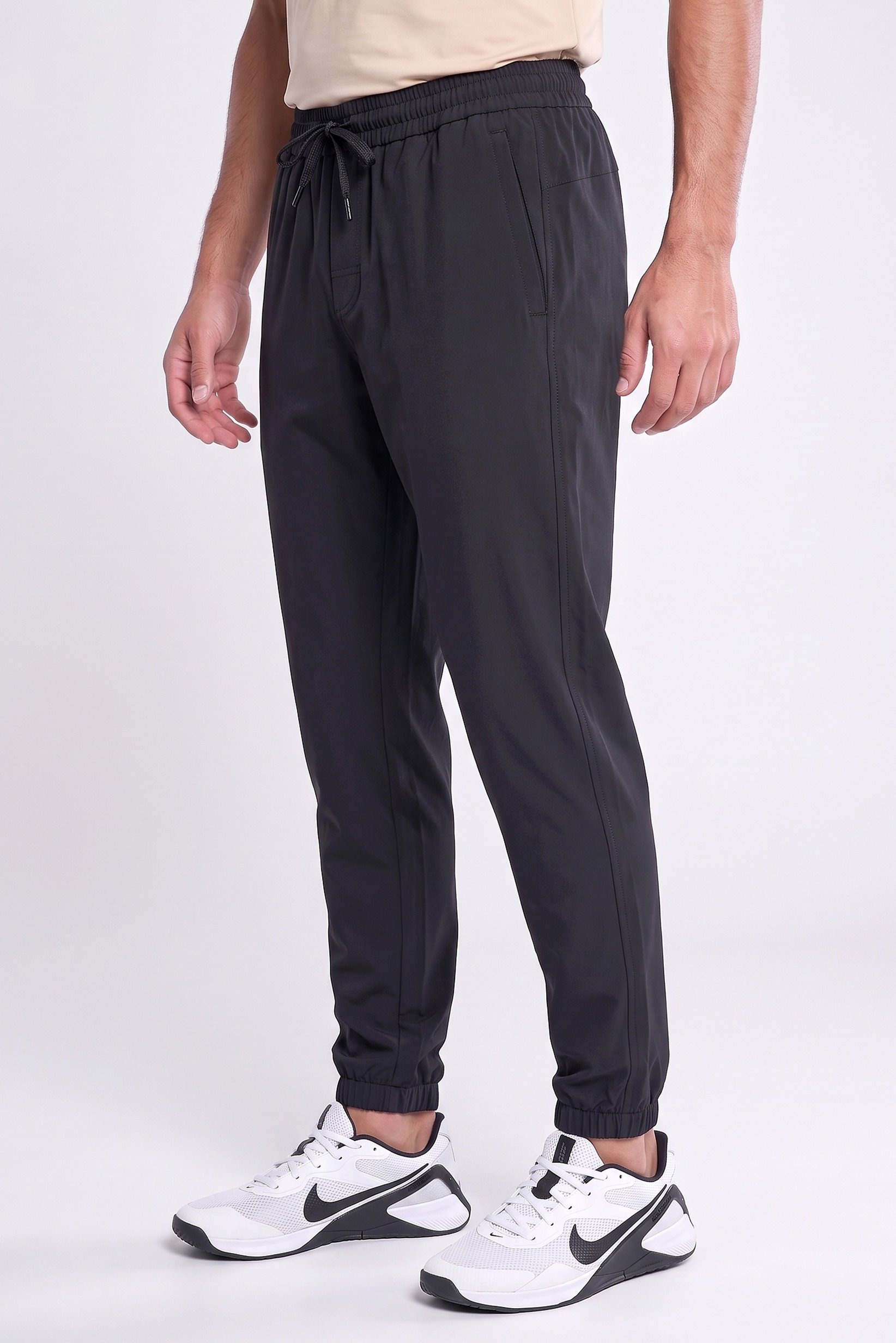 Men Sportswear Fit Outdoor Track Pants, Grey