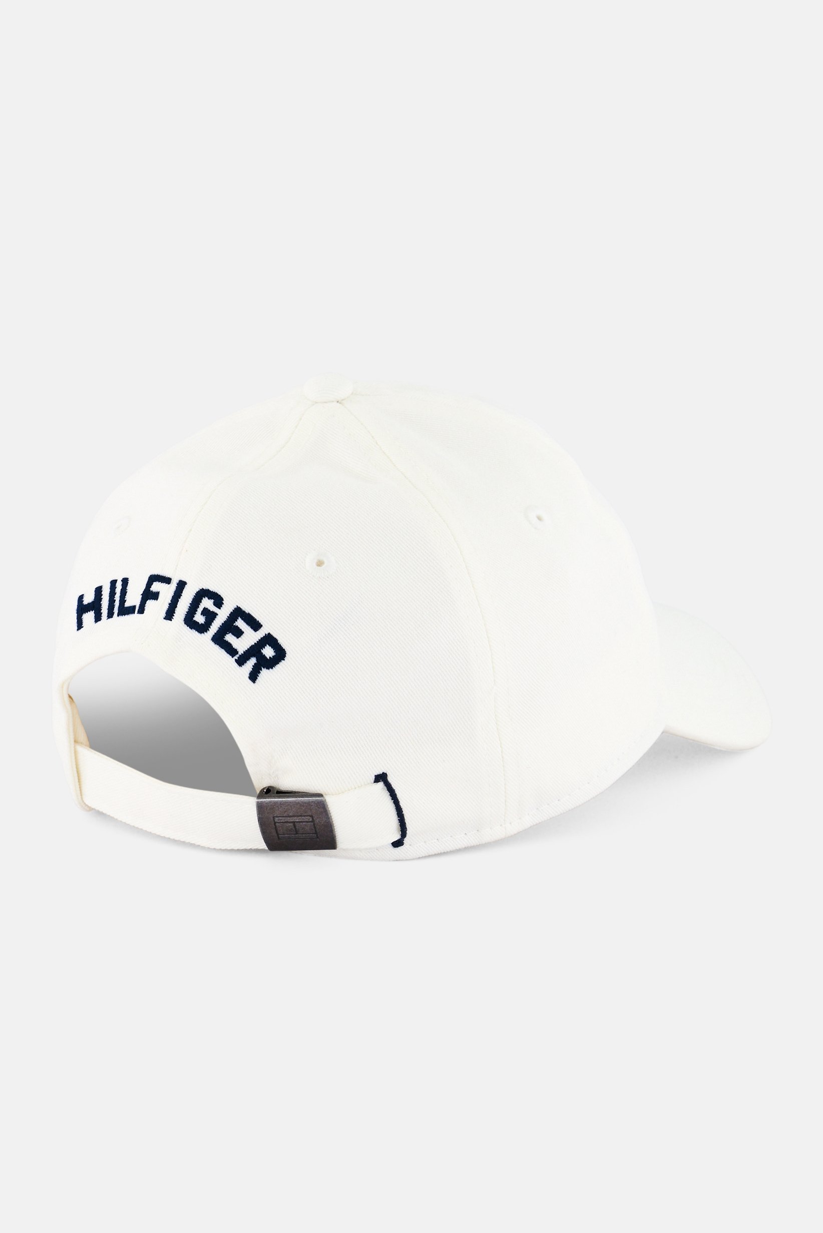 Men Embroidered Logo Adjustable Baseball Cap, White