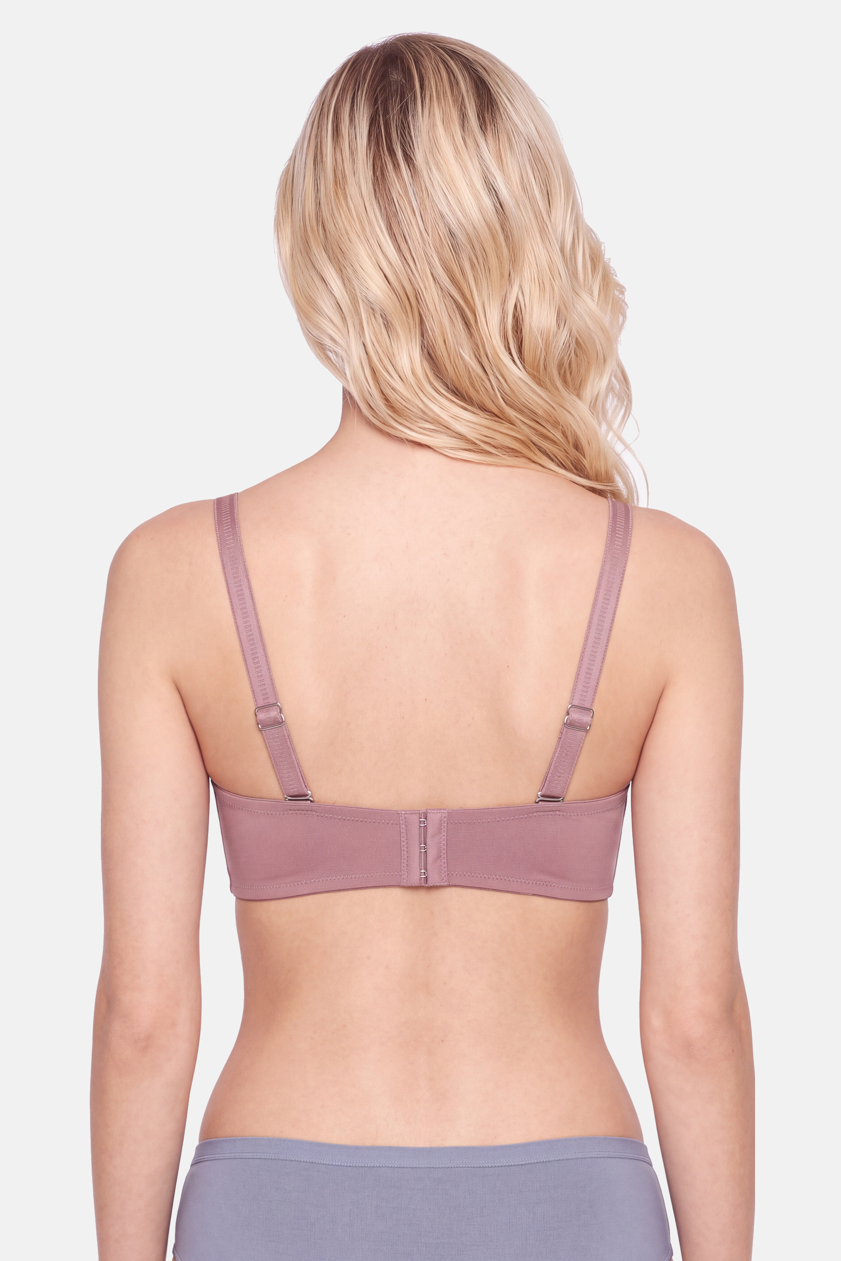 Women 3 Pcs Solid Push Up Bra, Multicolor