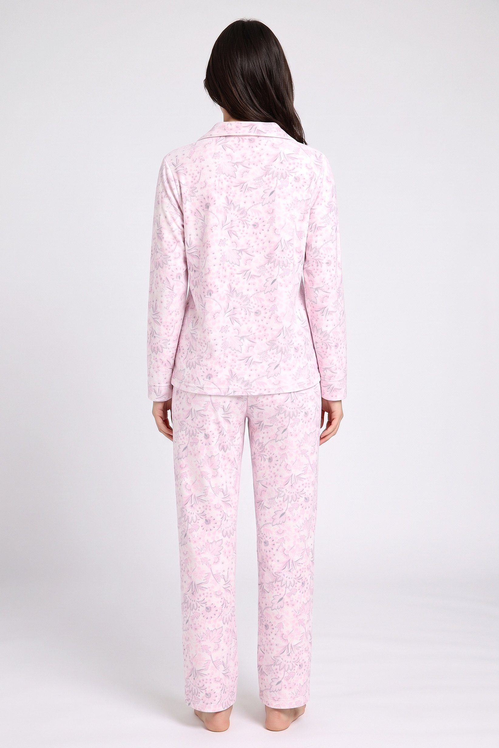 Women 2 Pieces Floral Print Long Sleeve Top And Pyjama Pants Set, Multicolor