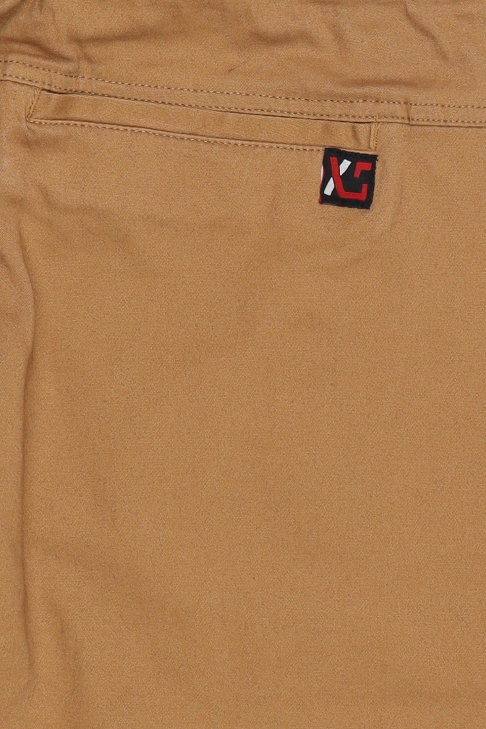 Men Regular Fit Solid Jagger Pants, Brown
