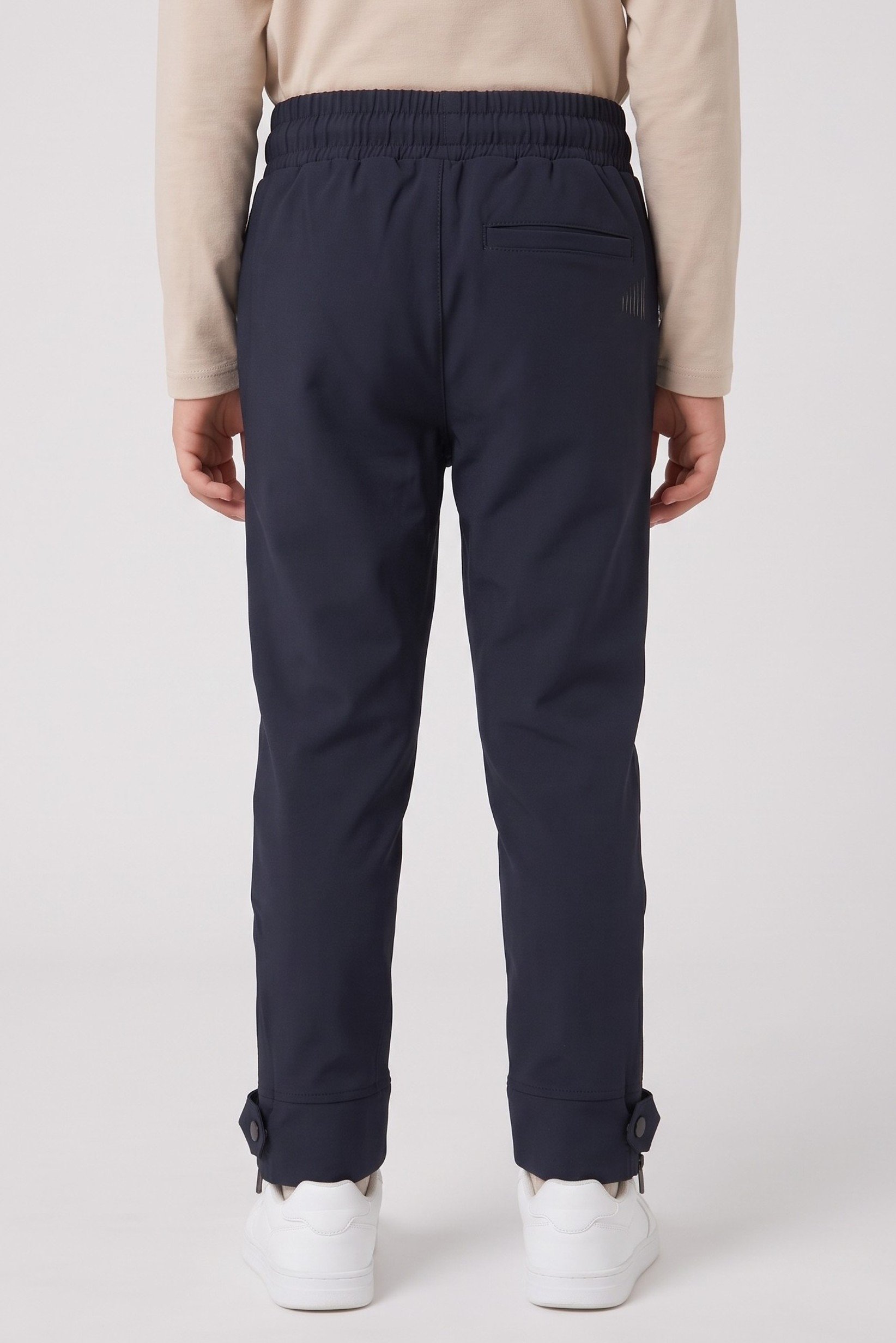Toddlers Boy Brand Logo Jogger Pants, Navy Blue
