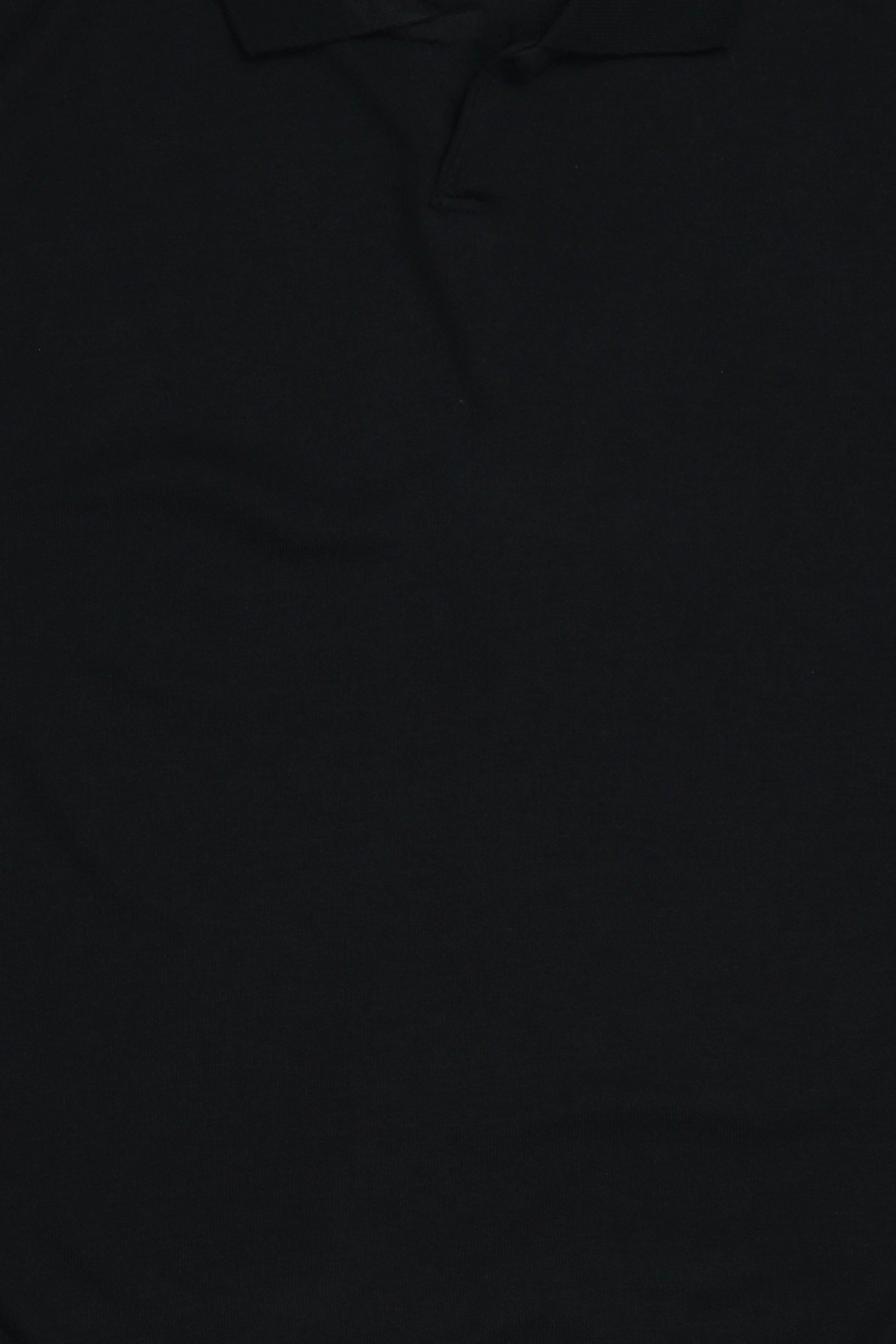 Men Spread Collar Textured Sweater, Black