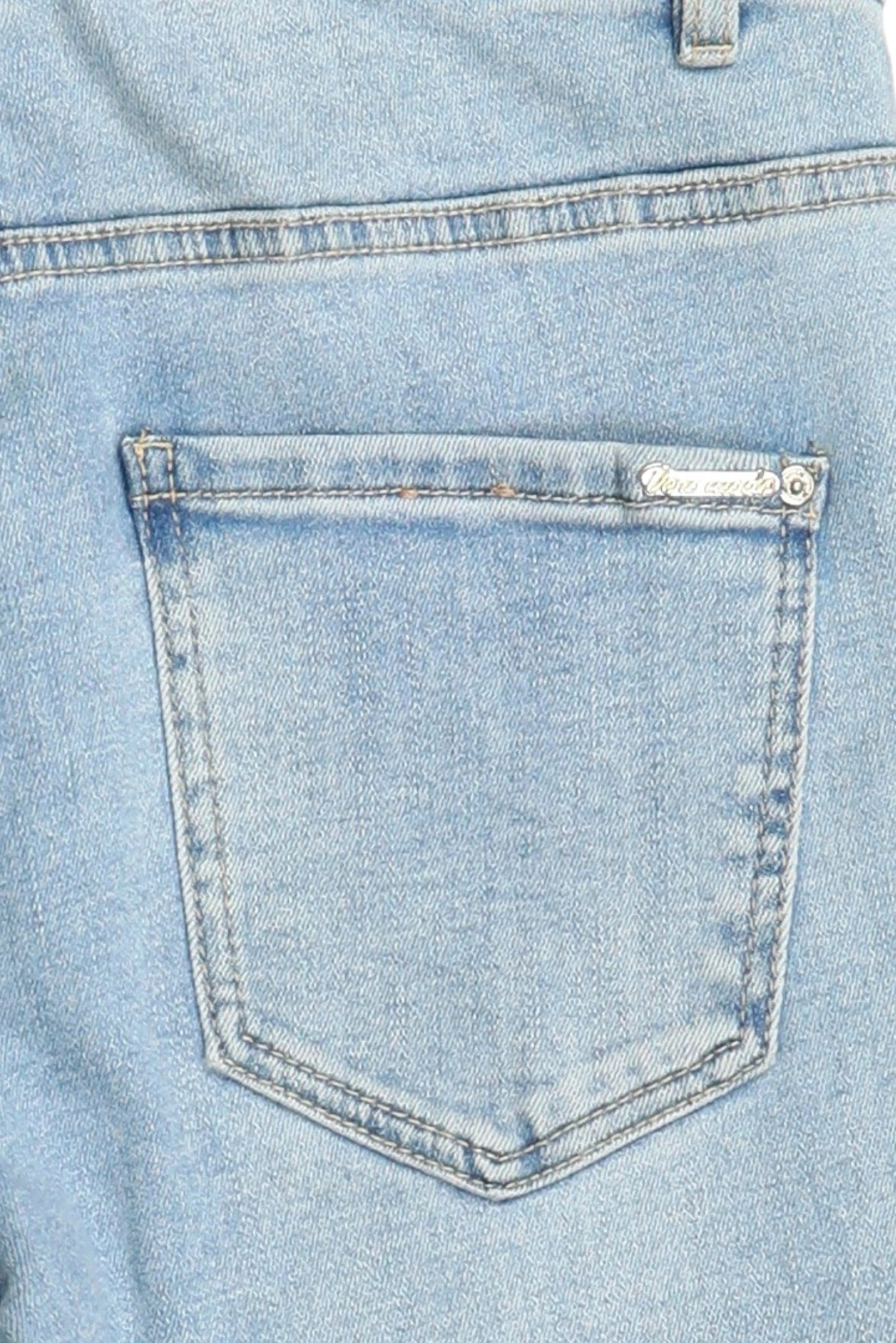 Women Boot Cut Fit Stretchable Denim Jeans, Light Blue