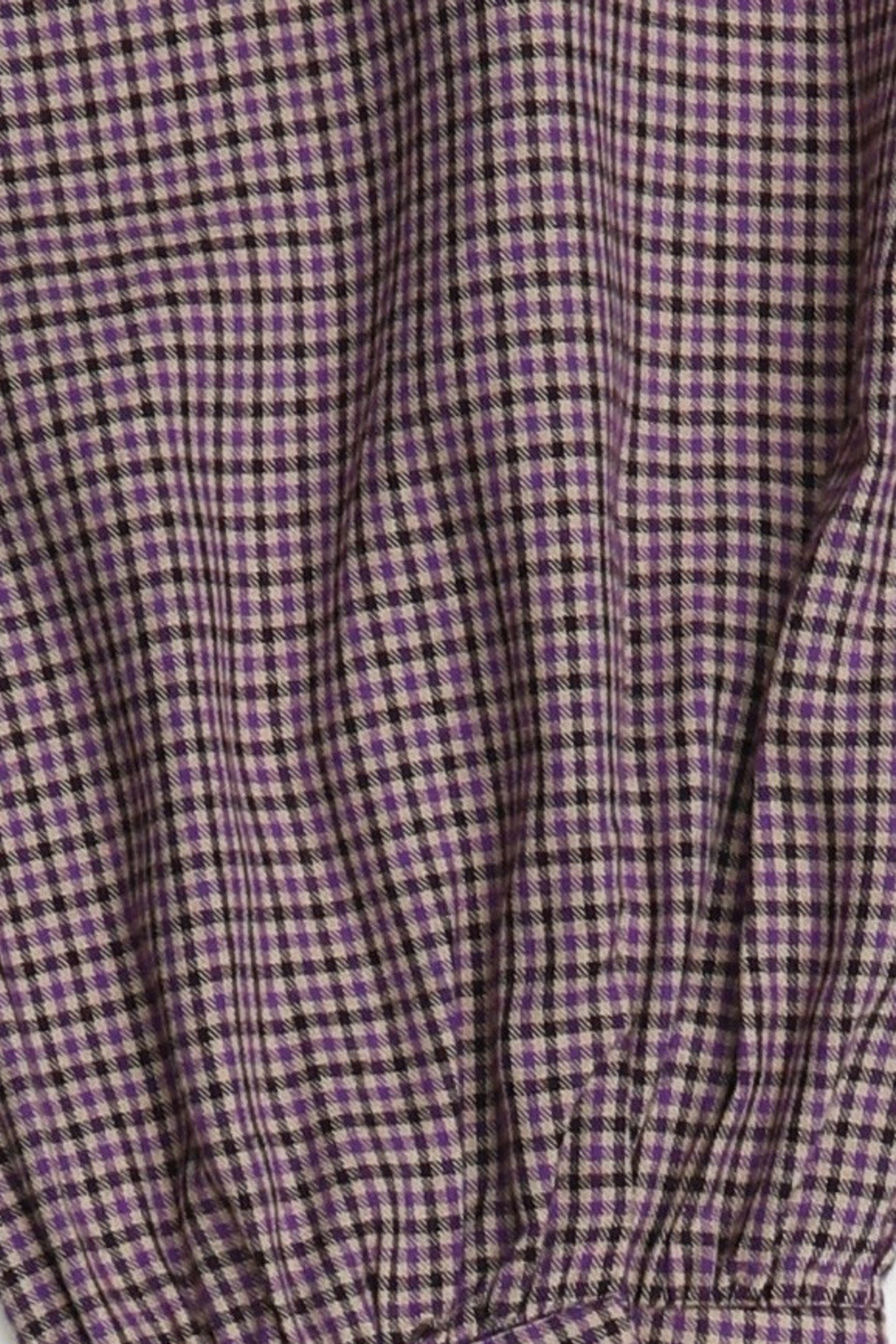 Women  Micro Check Print Shirt Dress, Multicolor