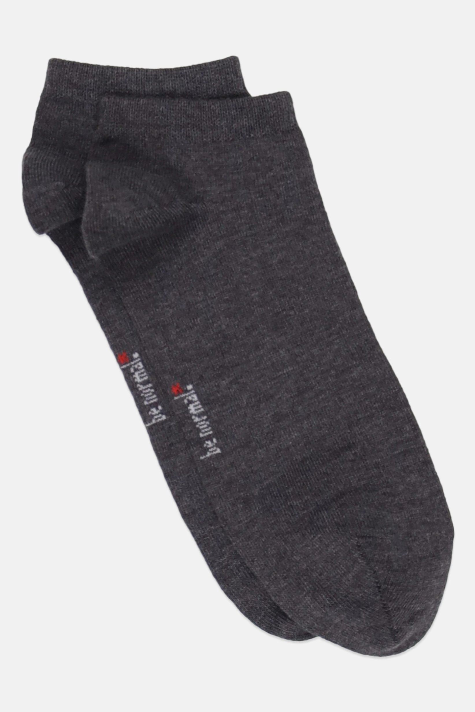 Men 1 Pair Brand Logo Crew Socks, Grey