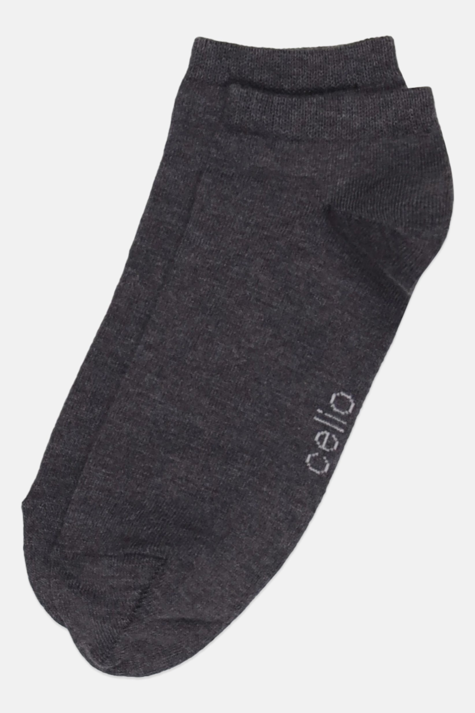 Men 1 Pair Brand Logo Crew Socks, Grey