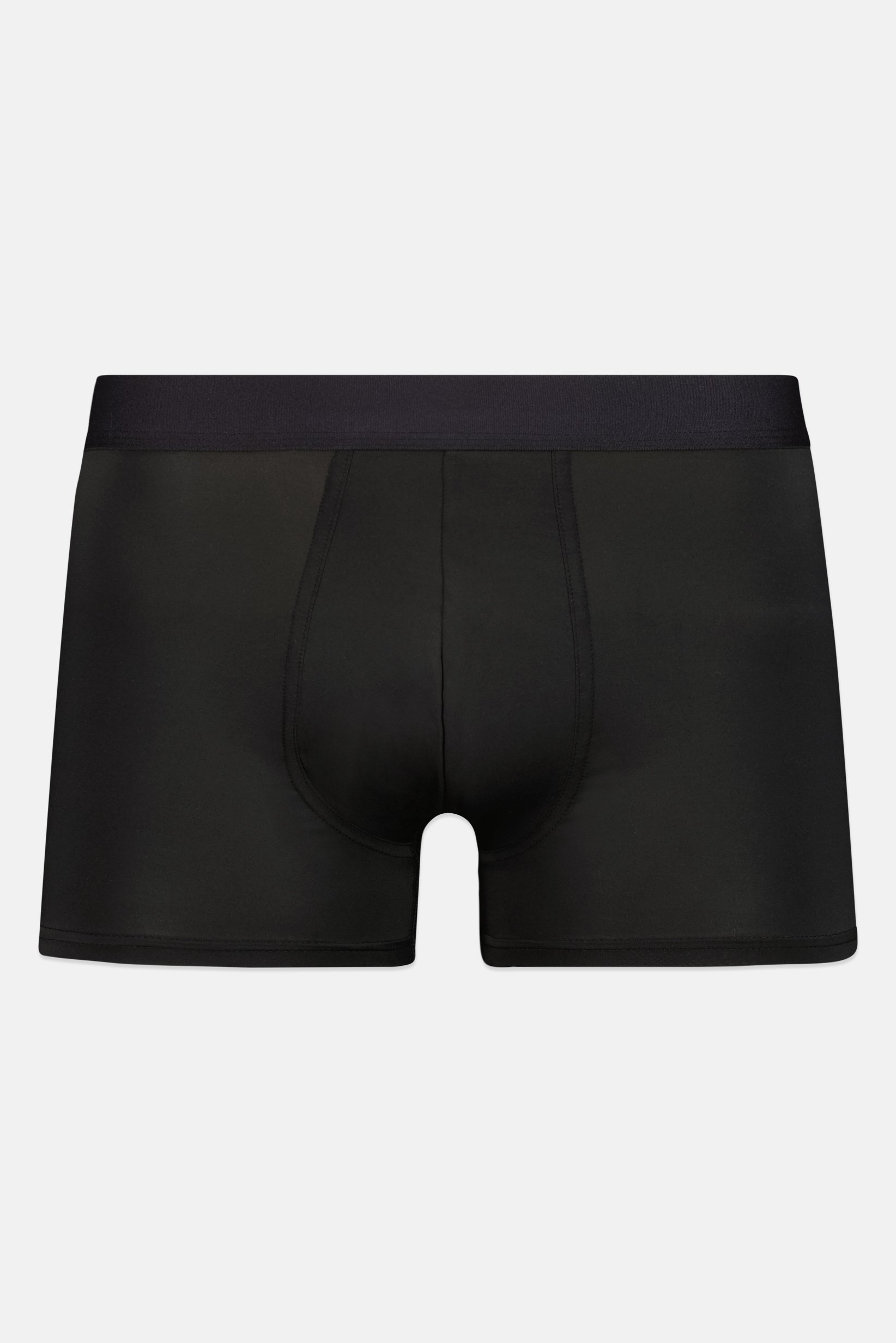 Men Plain Pull On Boxer, Black