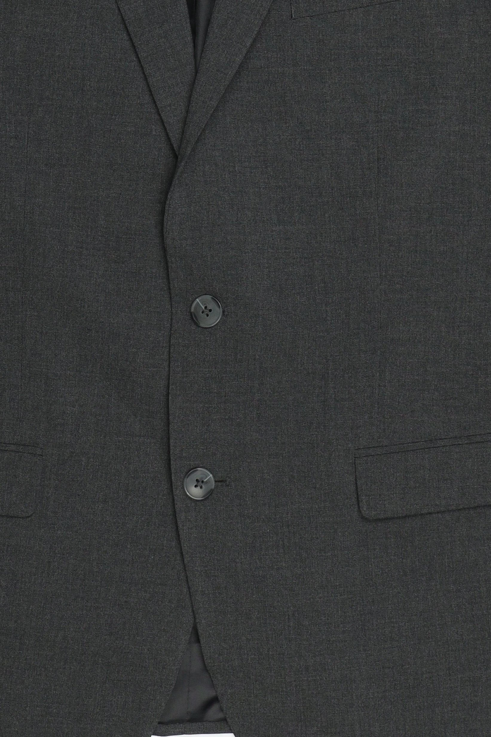 Men Slim Fit Solid Casual Blazer, Grey