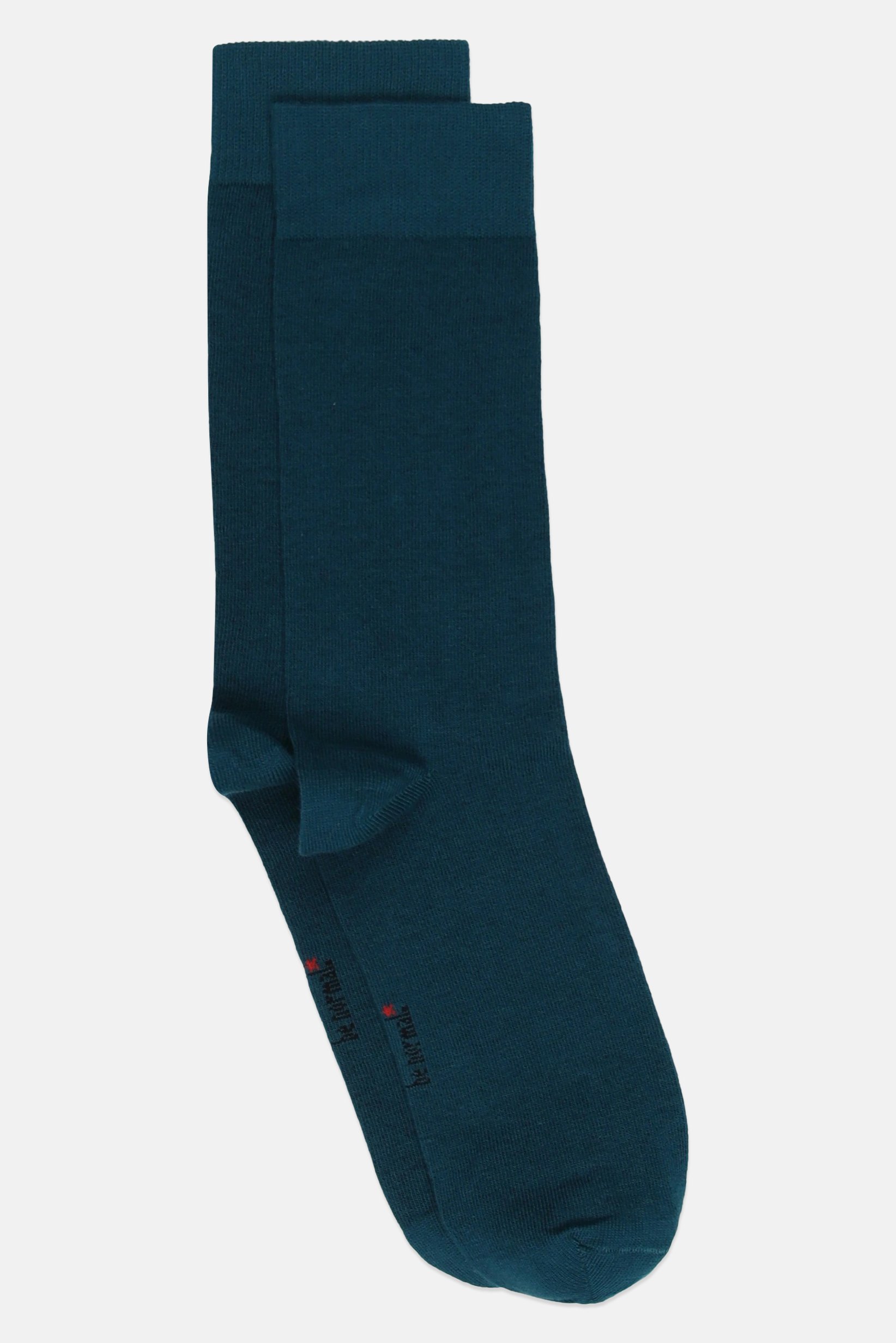 Men 1 Pair Brand Logo Crew Socks, Green