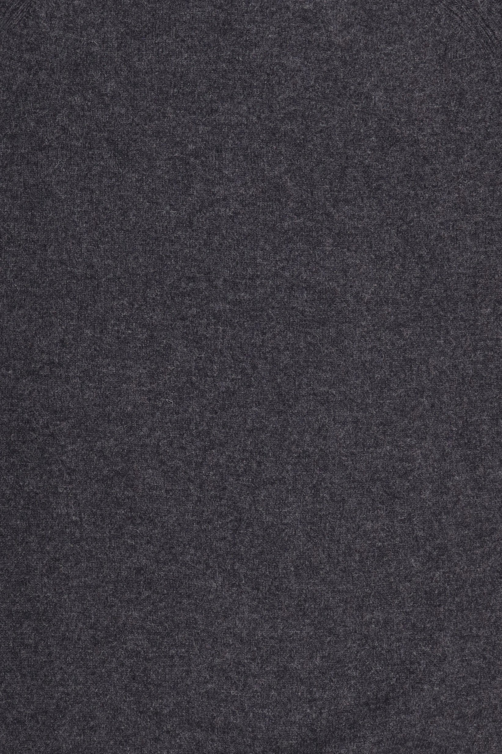 Men Crew Neck Knitted Long Sleeve Sweater, Charcoal Grey