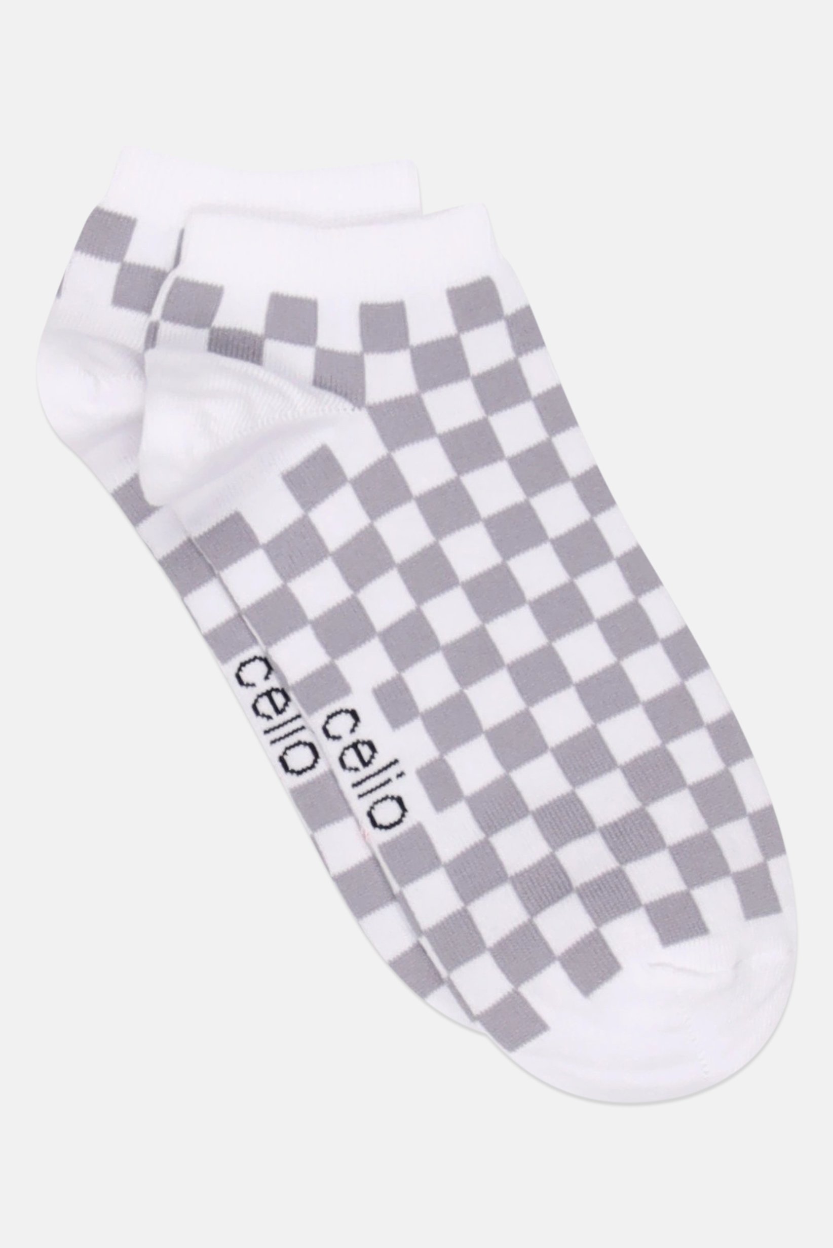 Men Checkered Ankle Socks, Multicolor