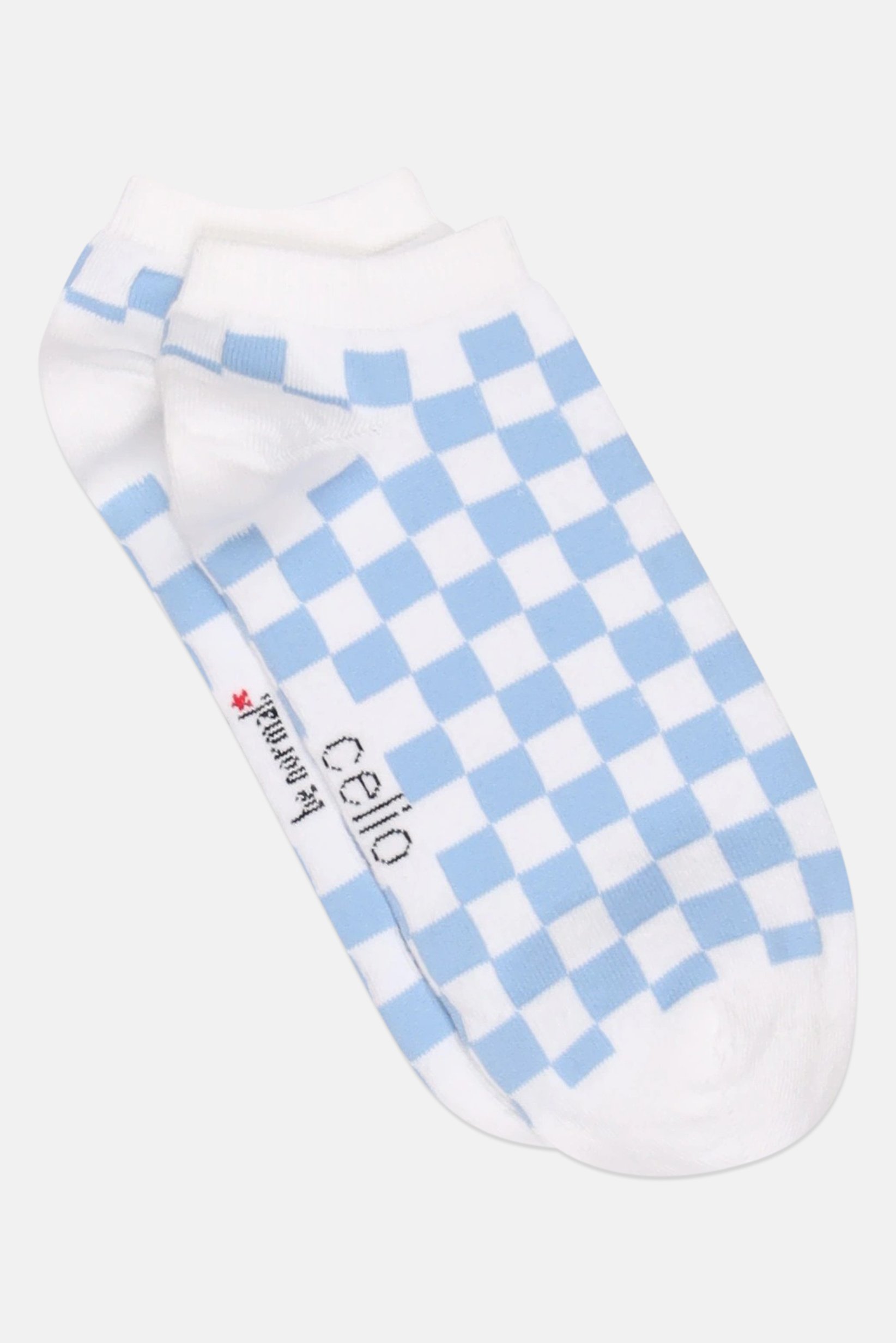 Men Checkered Ankle Socks, Multicolor
