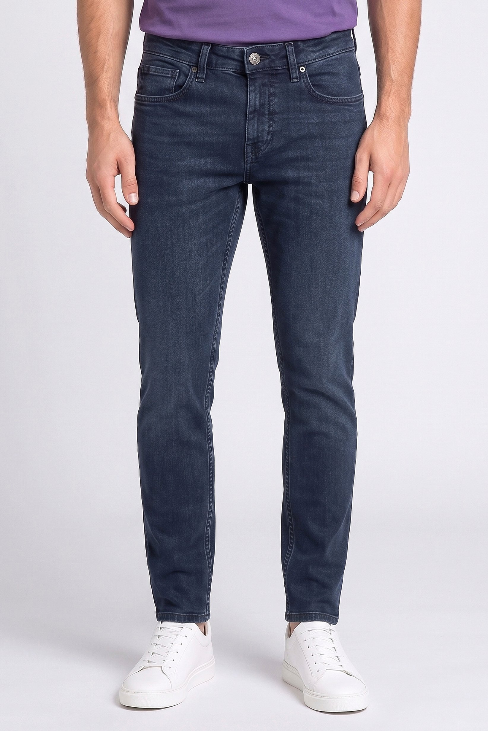 Men Skinny Fit Wash Stretchable Denim, Blue