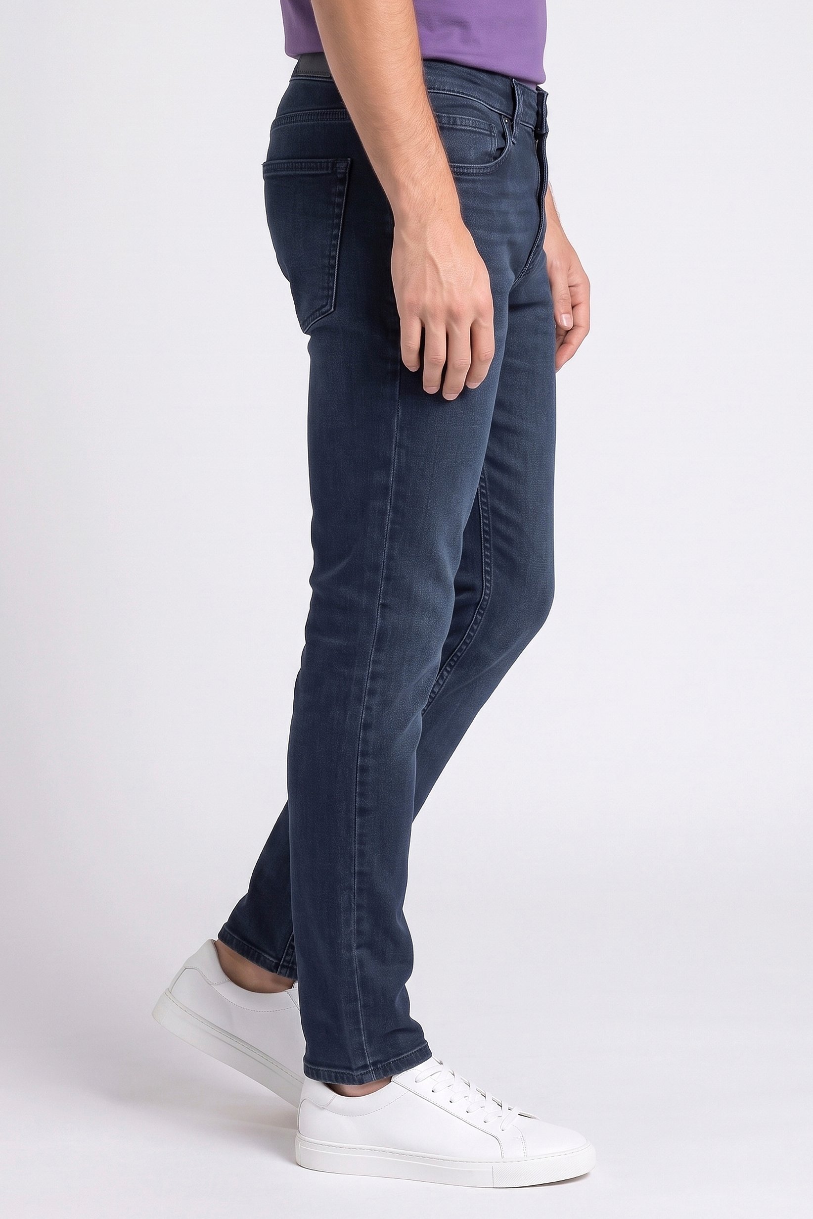 Men Skinny Fit Wash Stretchable Denim, Blue
