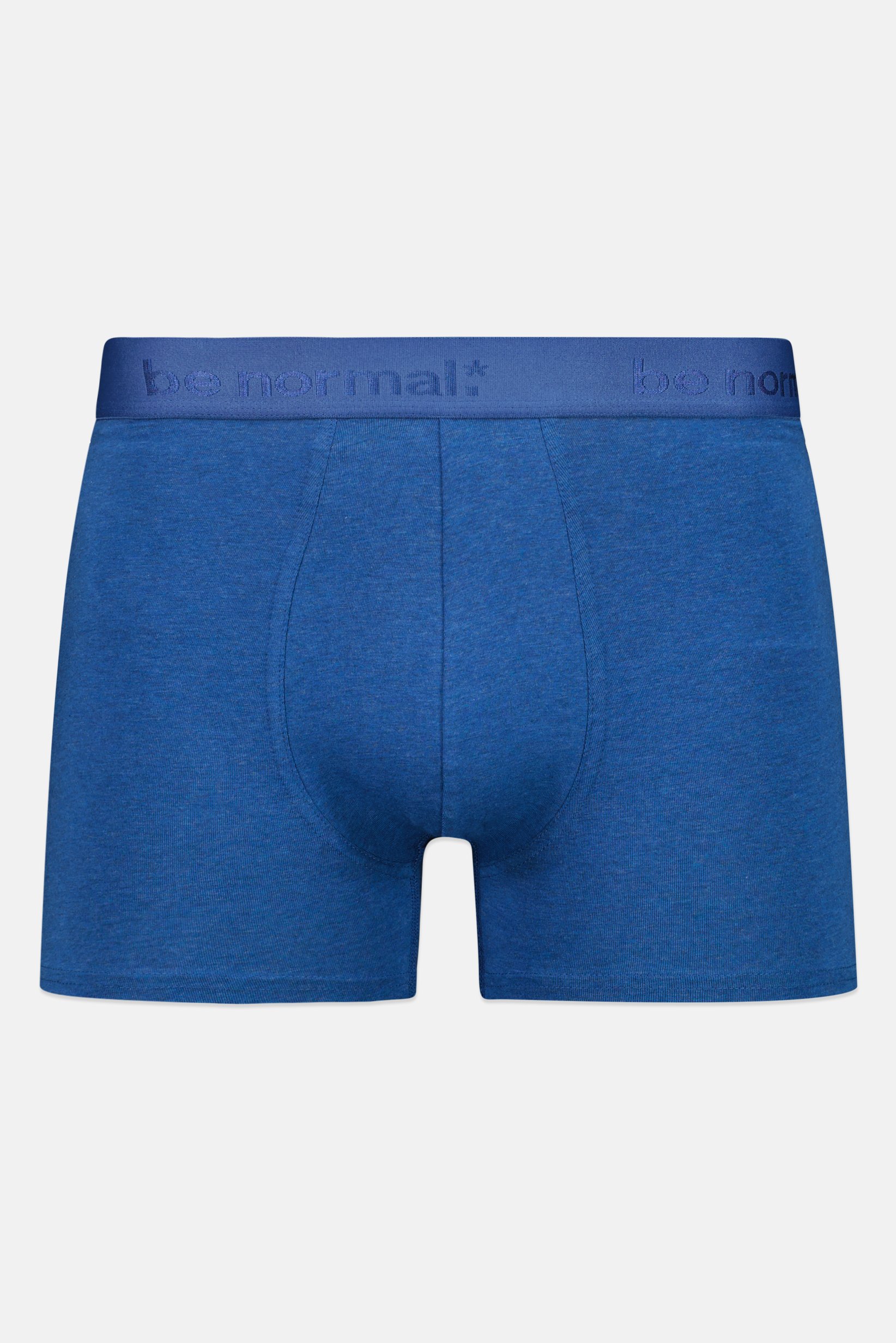 Men Embroidered Pull On Boxer, Heather Blue