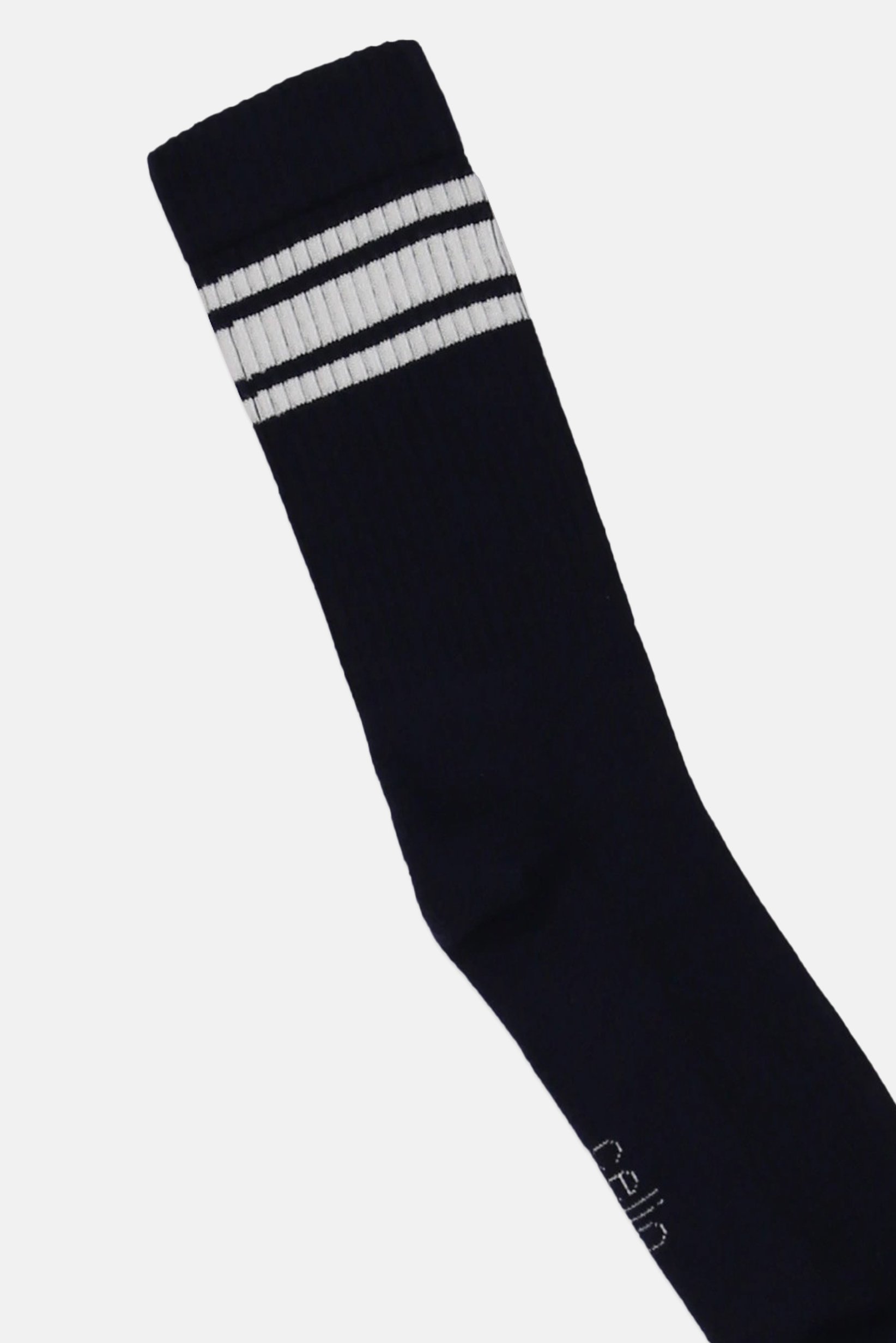 Men Stripe Crew Socks, Navy