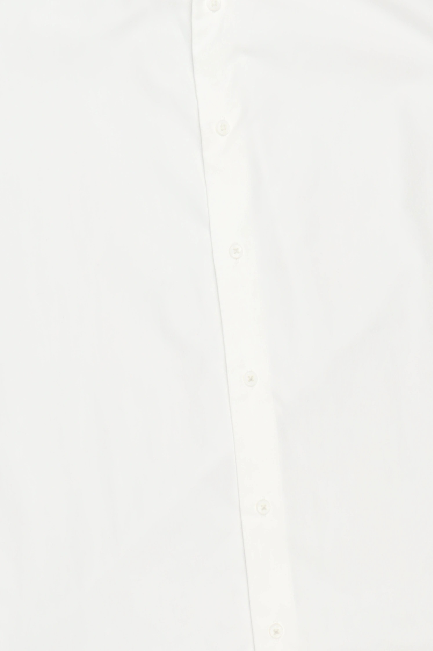 Men Slim Fit Long Sleeve Solid Casual Shirt, Off White