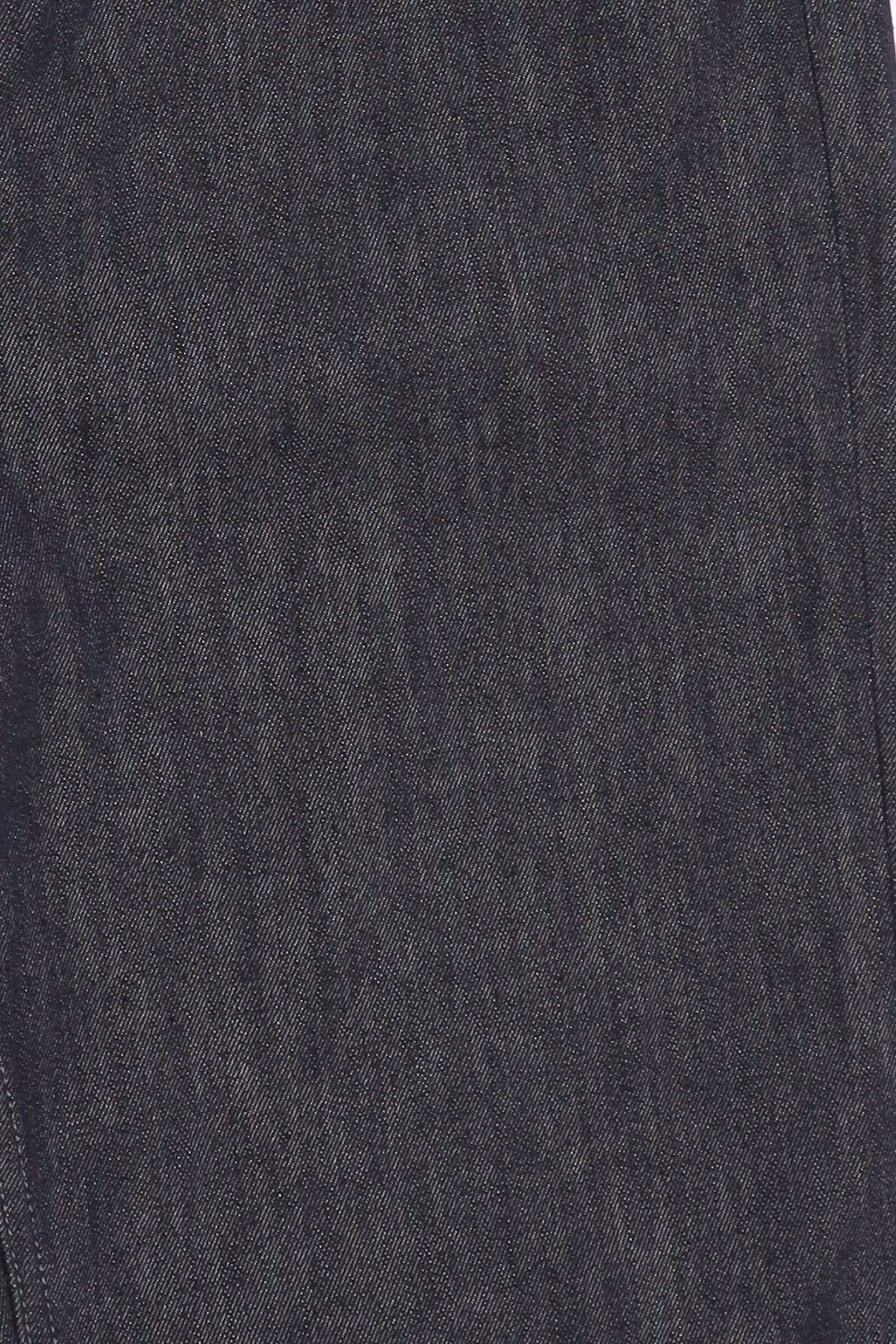 Men Straight Fit Washed Stretchable Jeans, Black