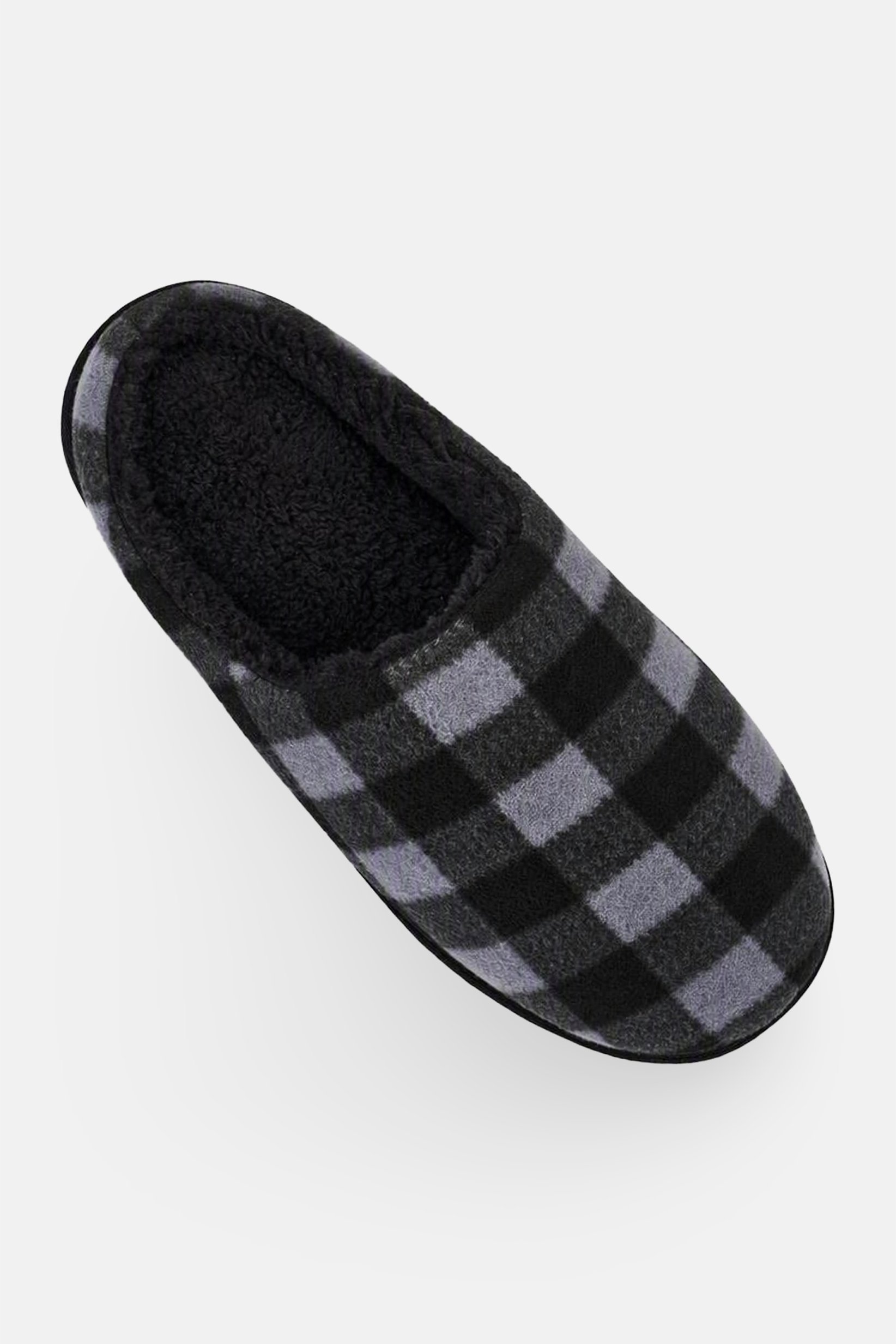 Men Checkered Slip On Home Slippers, Multicolor