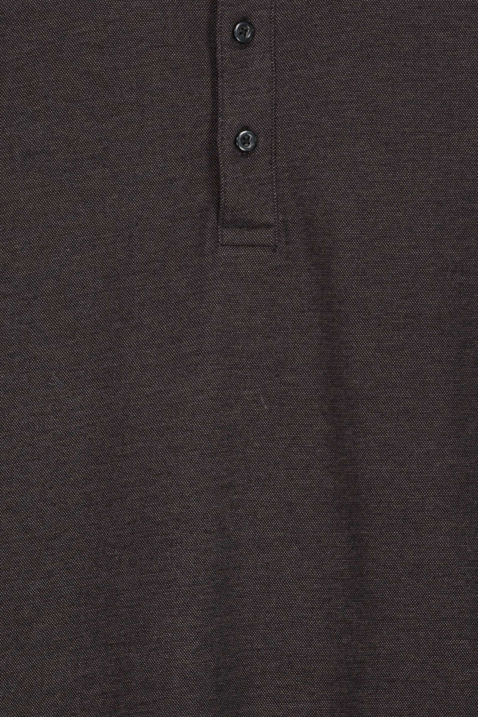 Men Regular Fit Long Sleeve Plain Polo Shirt, Black