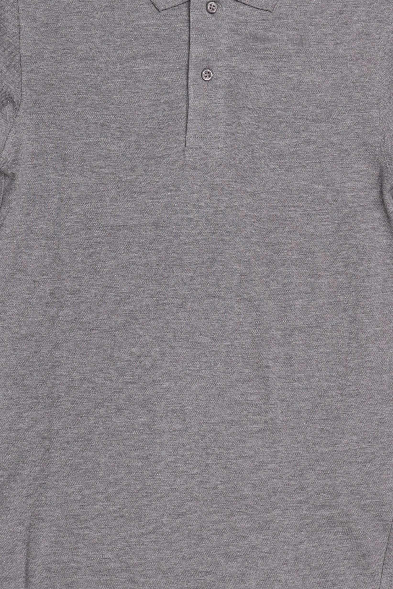 Men Regular Fit Short Sleeve Heather Polo Shirt, Grey