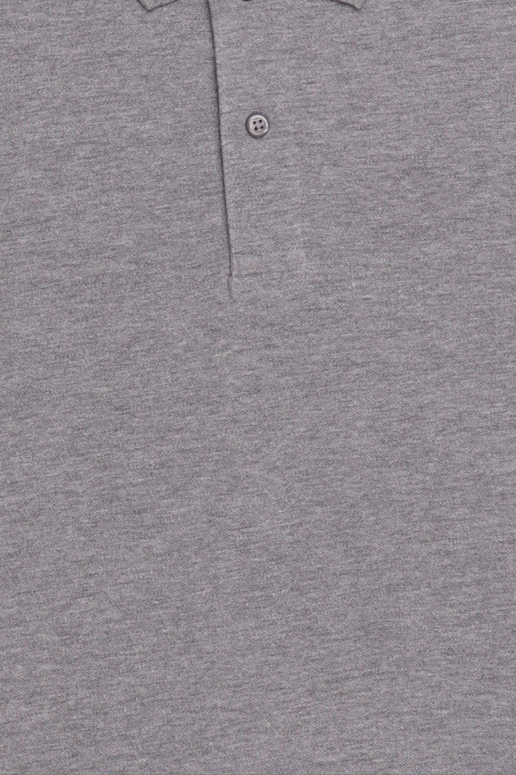 Men Regular Fit Plain Short Sleeve Polo Shirts, Grey