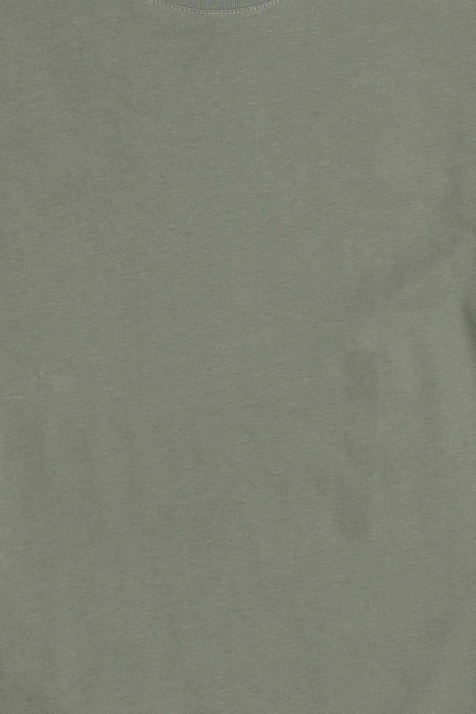 Men Crew Neck Long Sleeve Plain T-Shirt, Olive