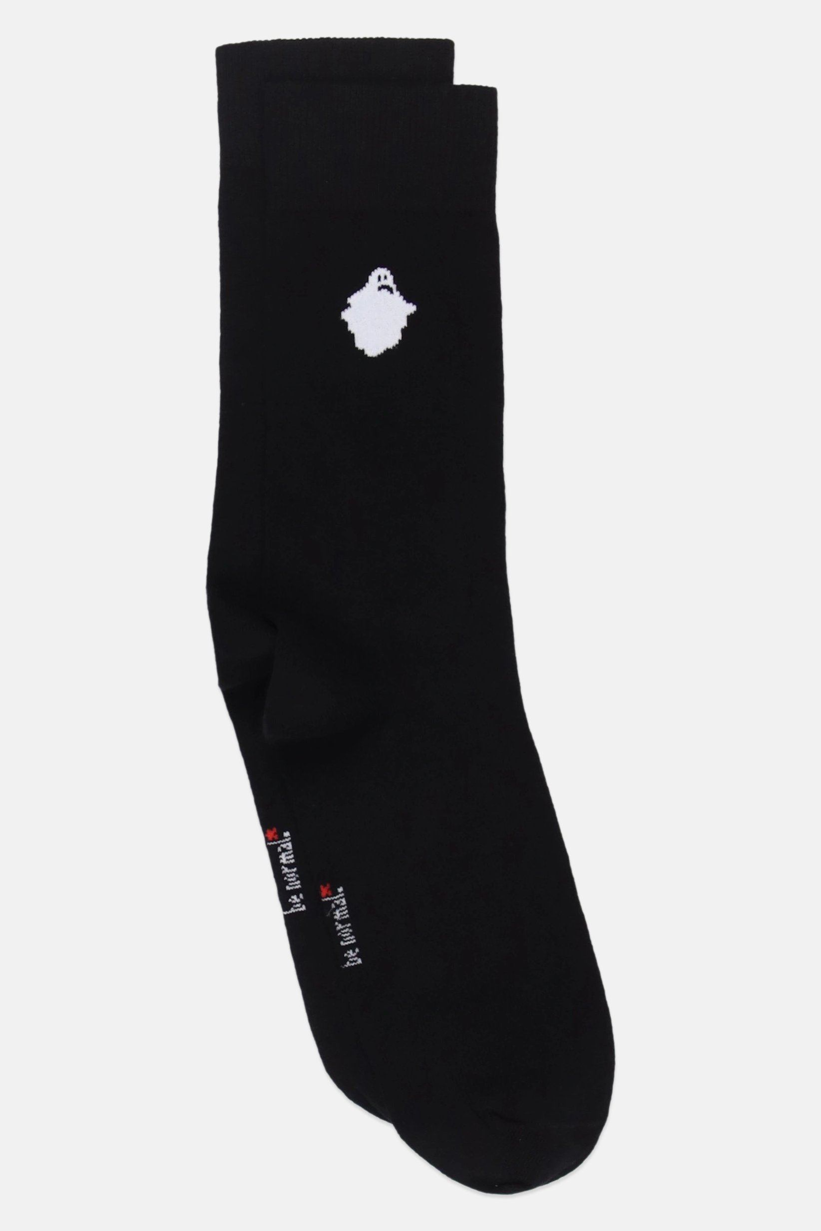 Men 1 Pair Brand Logo Crew Socks, Black