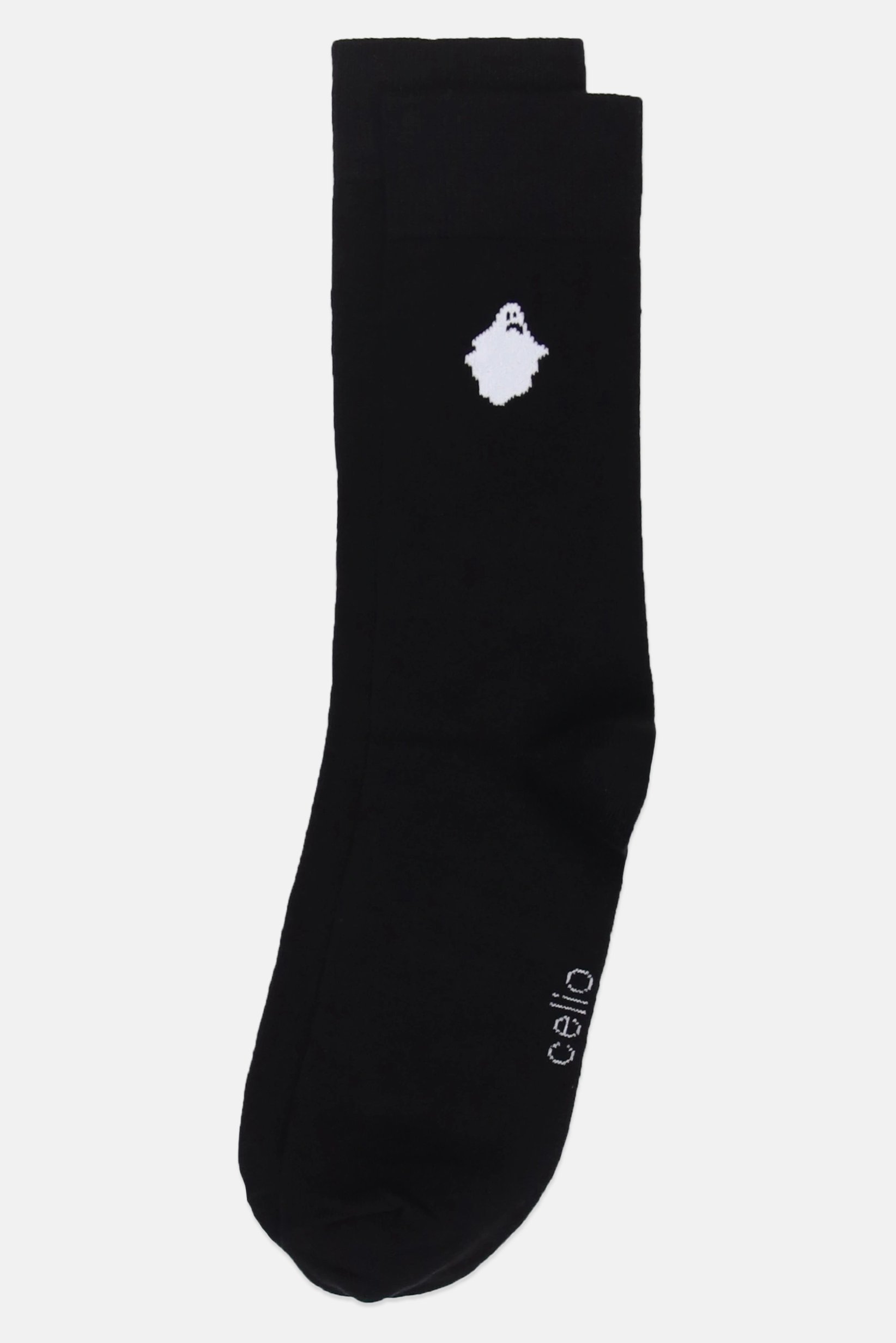 Men 1 Pair Brand Logo Crew Socks, Black