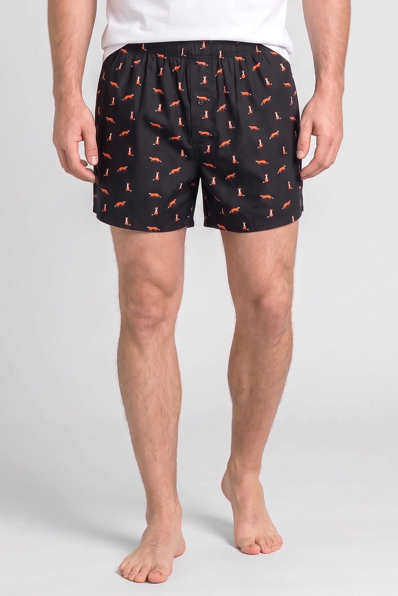 Men Allover Print Pull On Boxer, Multicolor