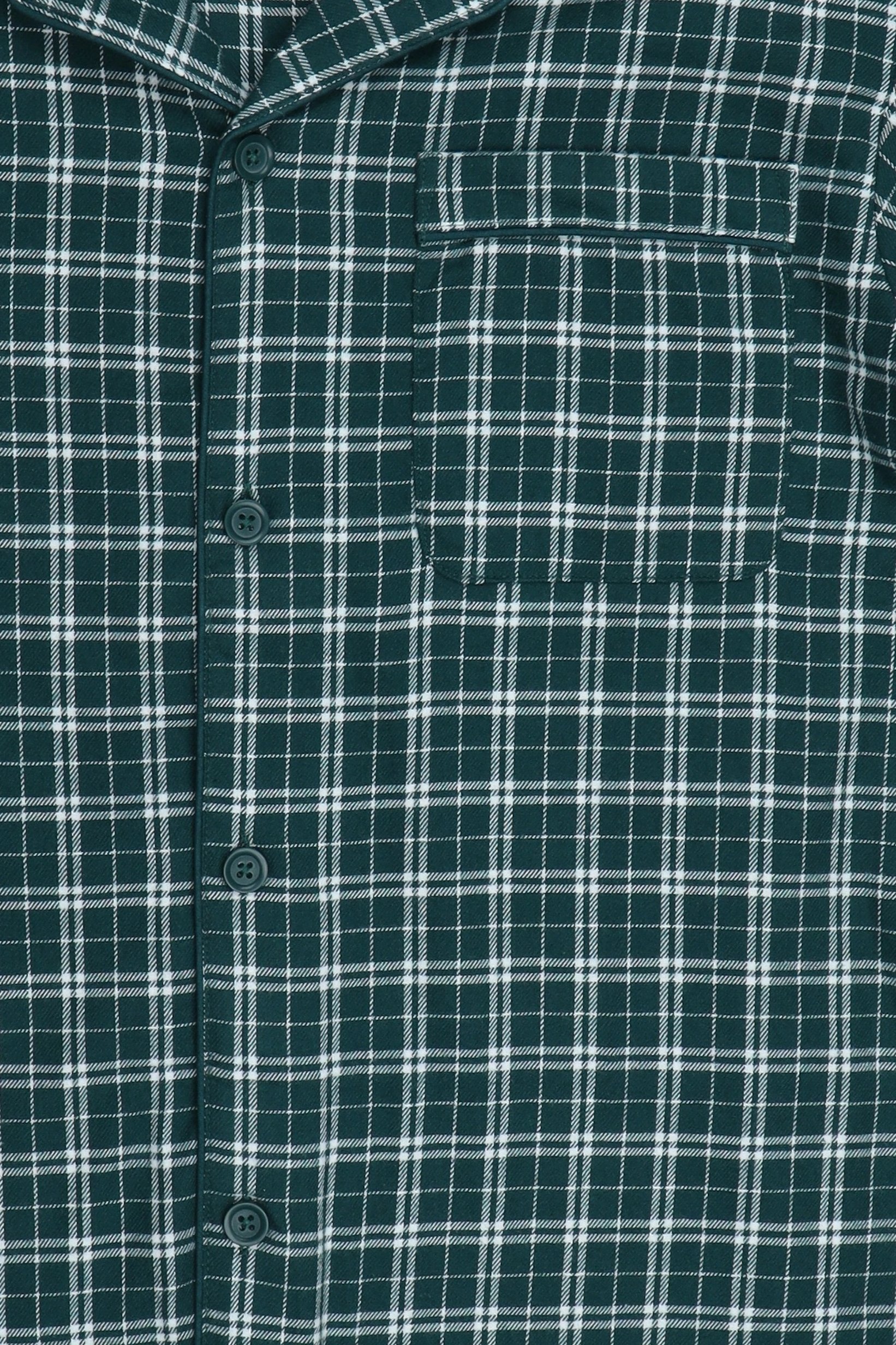 Men 2 Pieces Plaid Print Shirt And Pants Pajama Set, Multicolor