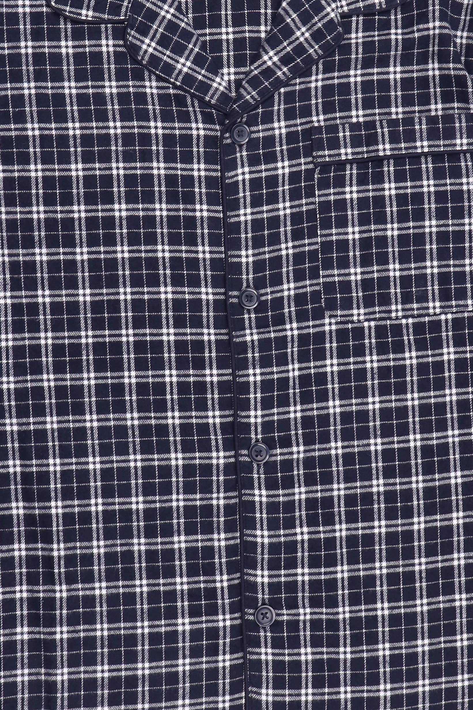Men 2 Pieces Plaid Long Sleeve Shirt And Pants Pajama Set, Multicolor