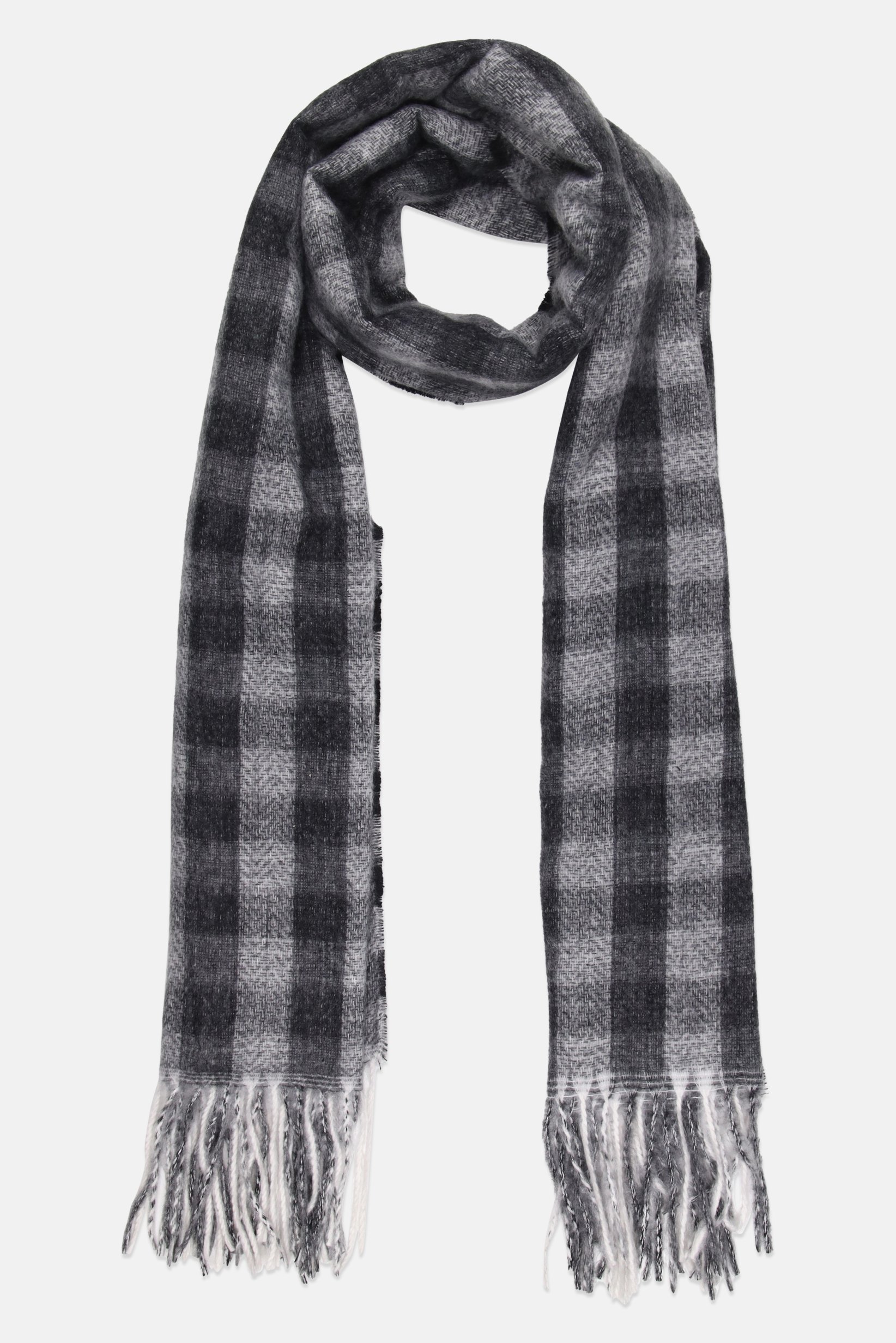 Men Checkered Scarf, Multicolor